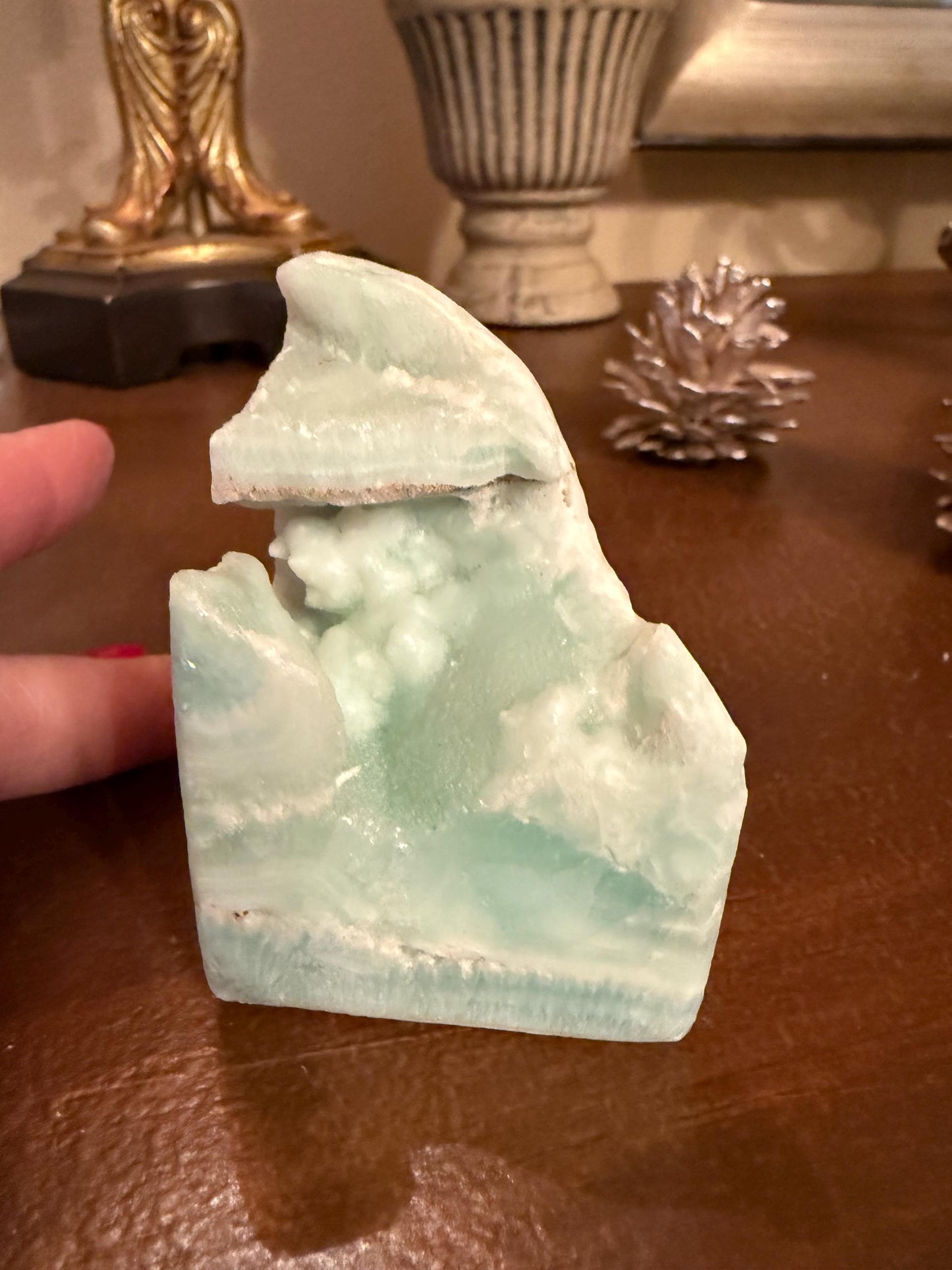 Druzy Blue Aragonite Chunk, 2.25”, New, Crystal Healing, Gift, Altar, High Vibration Crystals