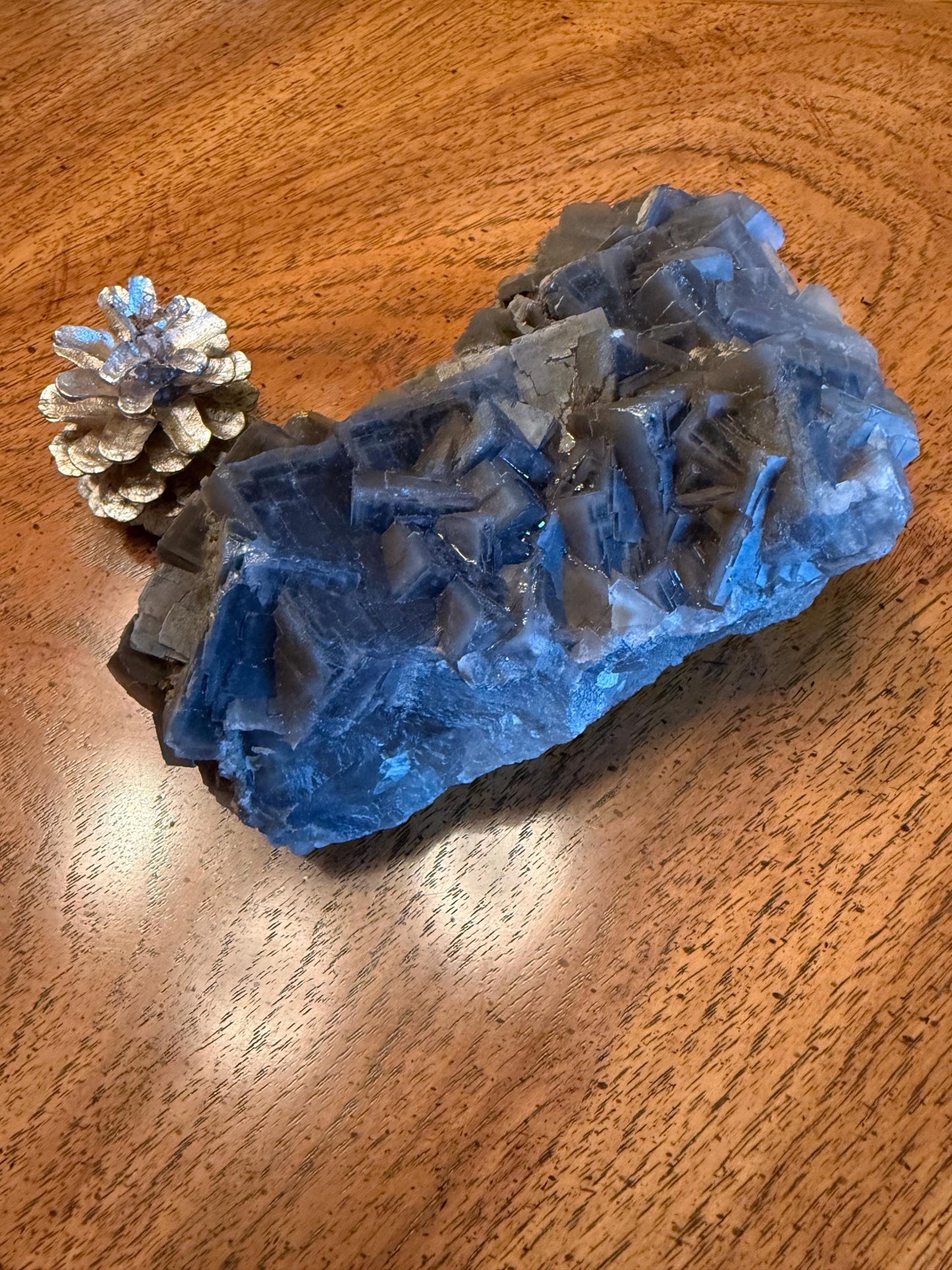Stunning Purple Fluorite Raw Statement Piece, 6.75”