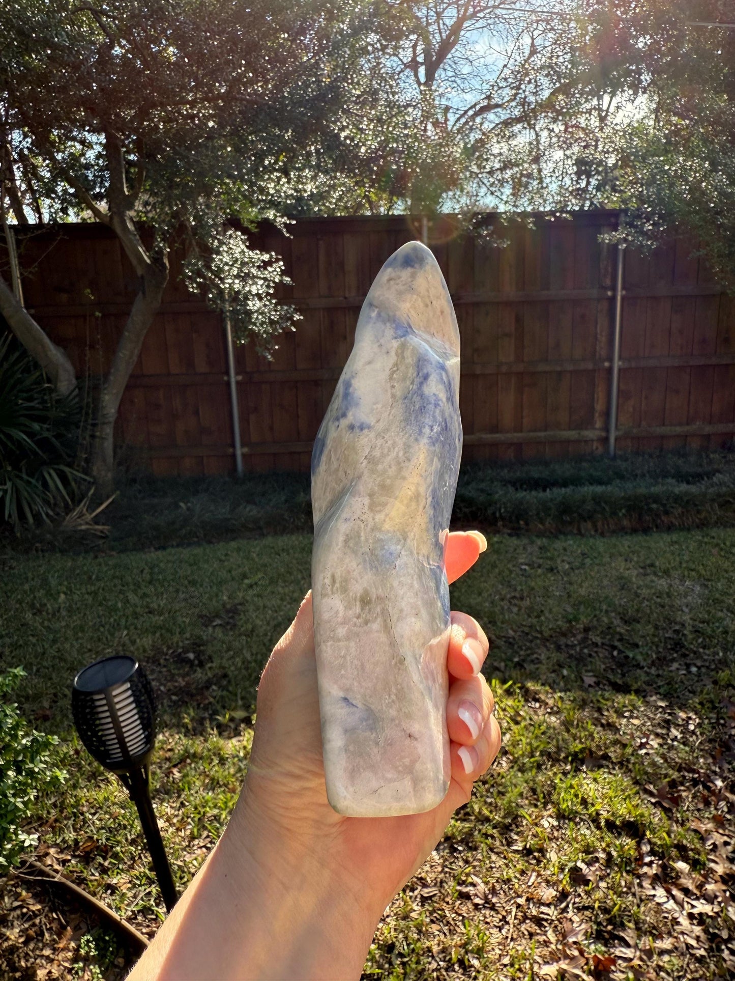 Premium Afghanite Standing Freeform, large statement carving, 6.75”, high vibration crystals, crystal healing
