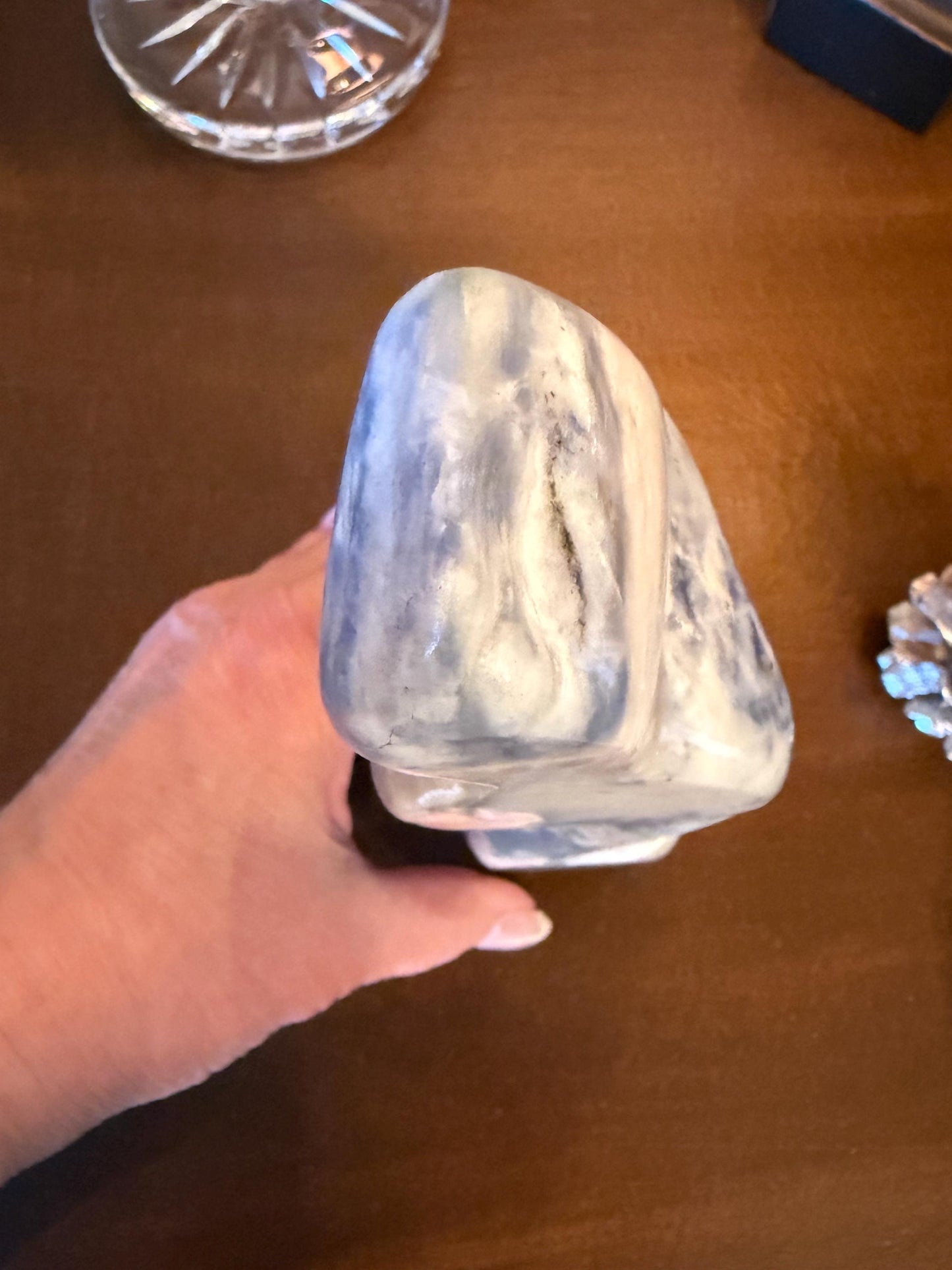 Premium Afghanite Standing Freeform, large statement carving, 6.75”, high vibration crystals, crystal healing