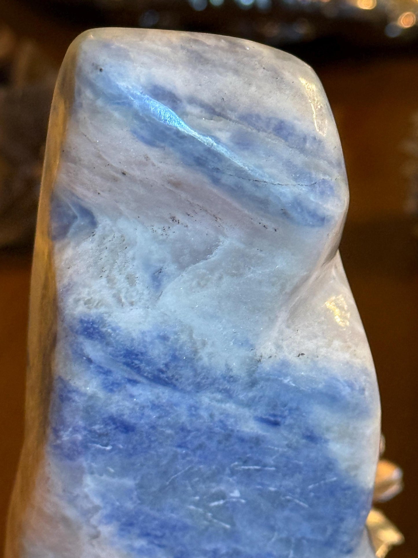 Premium Afghanite Standing Freeform, large statement carving, 6.75”, high vibration crystals, crystal healing
