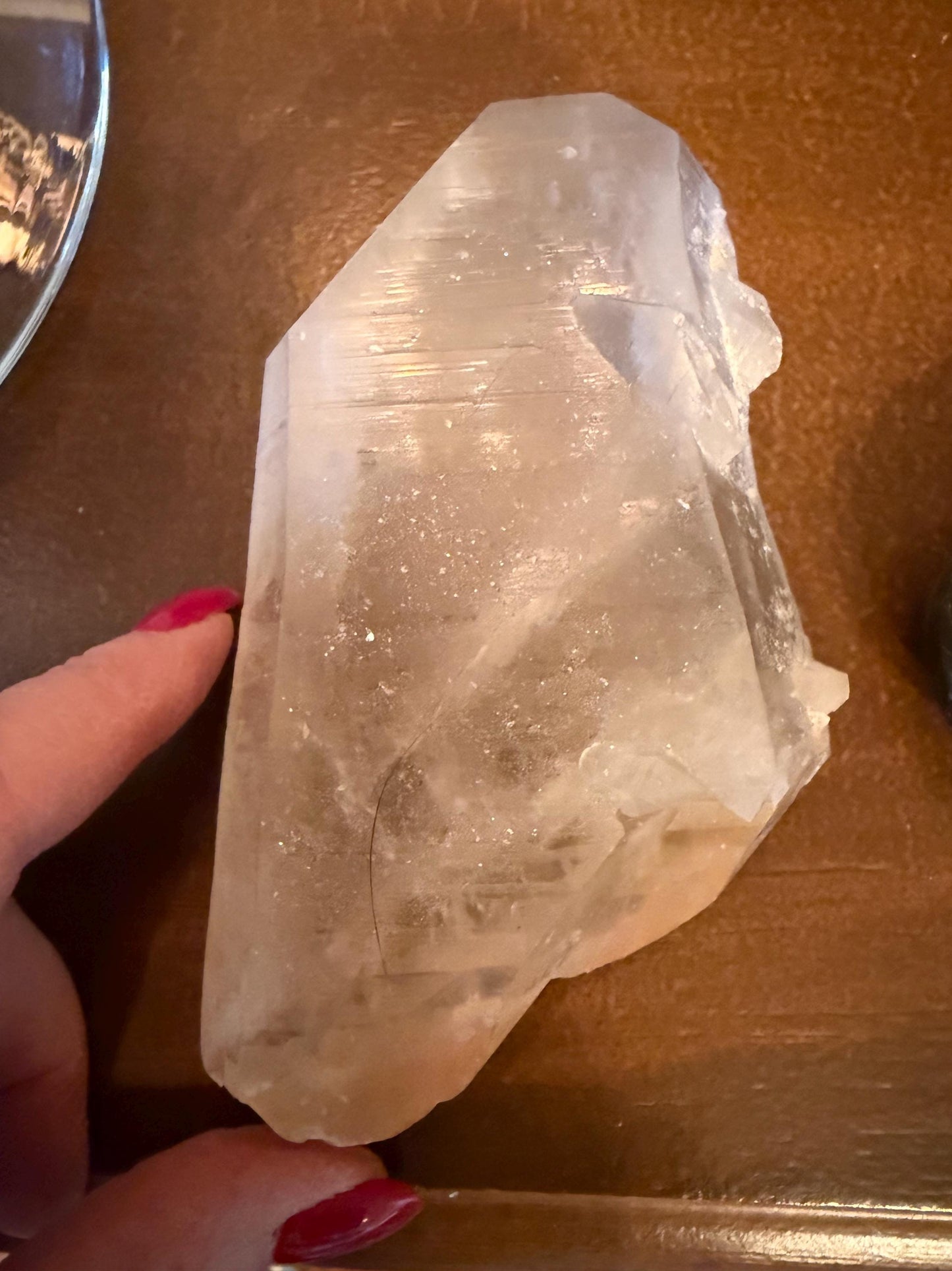 Rare Record Keeper Gold Lemurian, new, high quality, 5”, crystal healing, gift