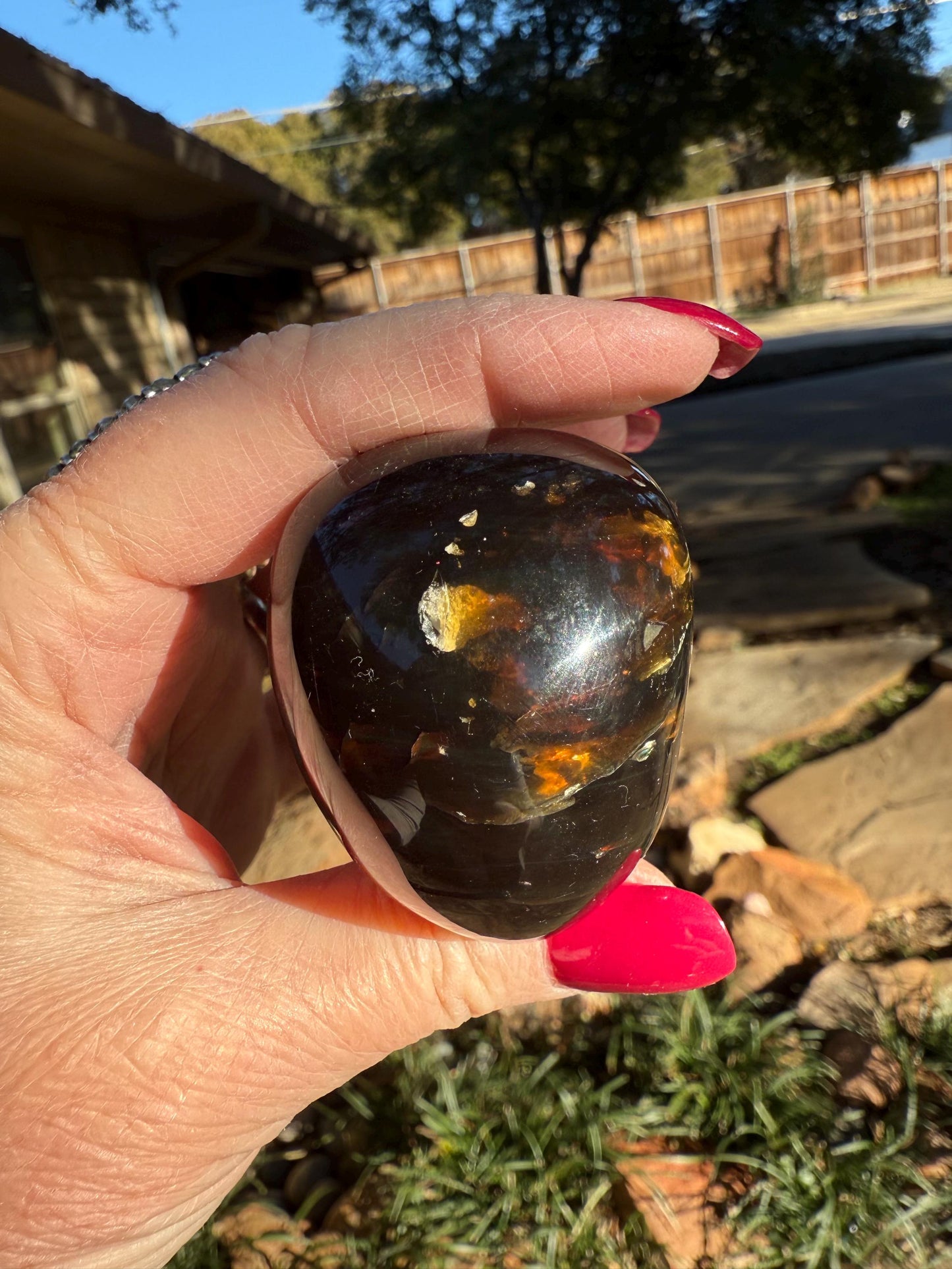 Amber Skull 2.25”, New, Crystal Healing, High Vibration Crystals, altar, gift, authentic amber