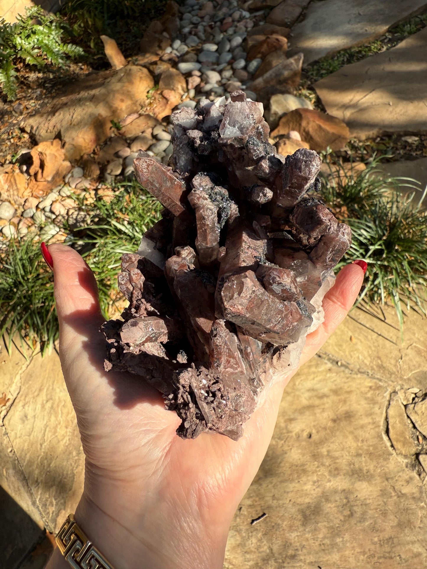 Purple Dragon Lemurian Cluster Bed, new, high quality, museum quality, crystal healing, 6”, premium