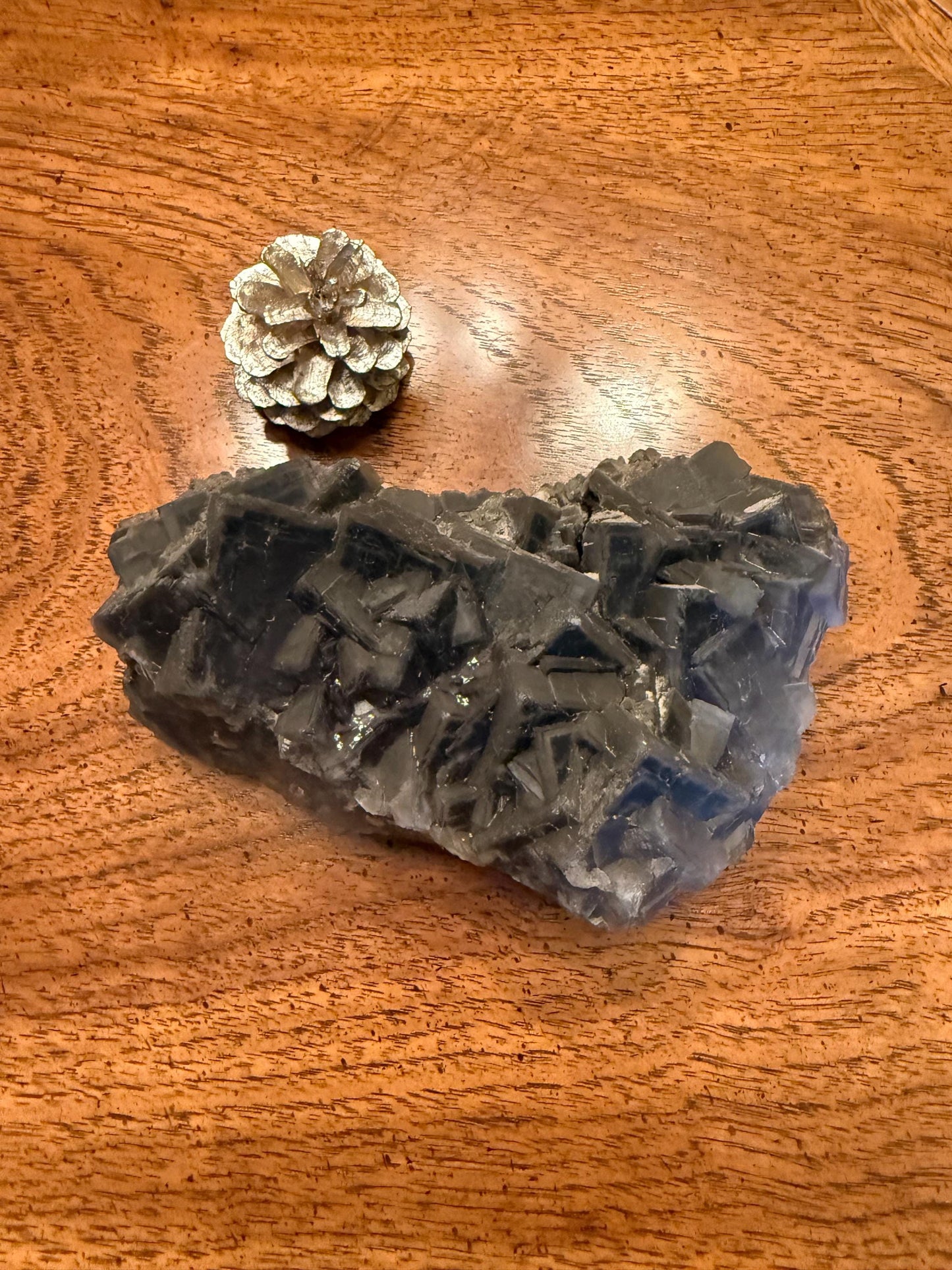 Stunning Purple Fluorite Raw Statement Piece, 6.75”