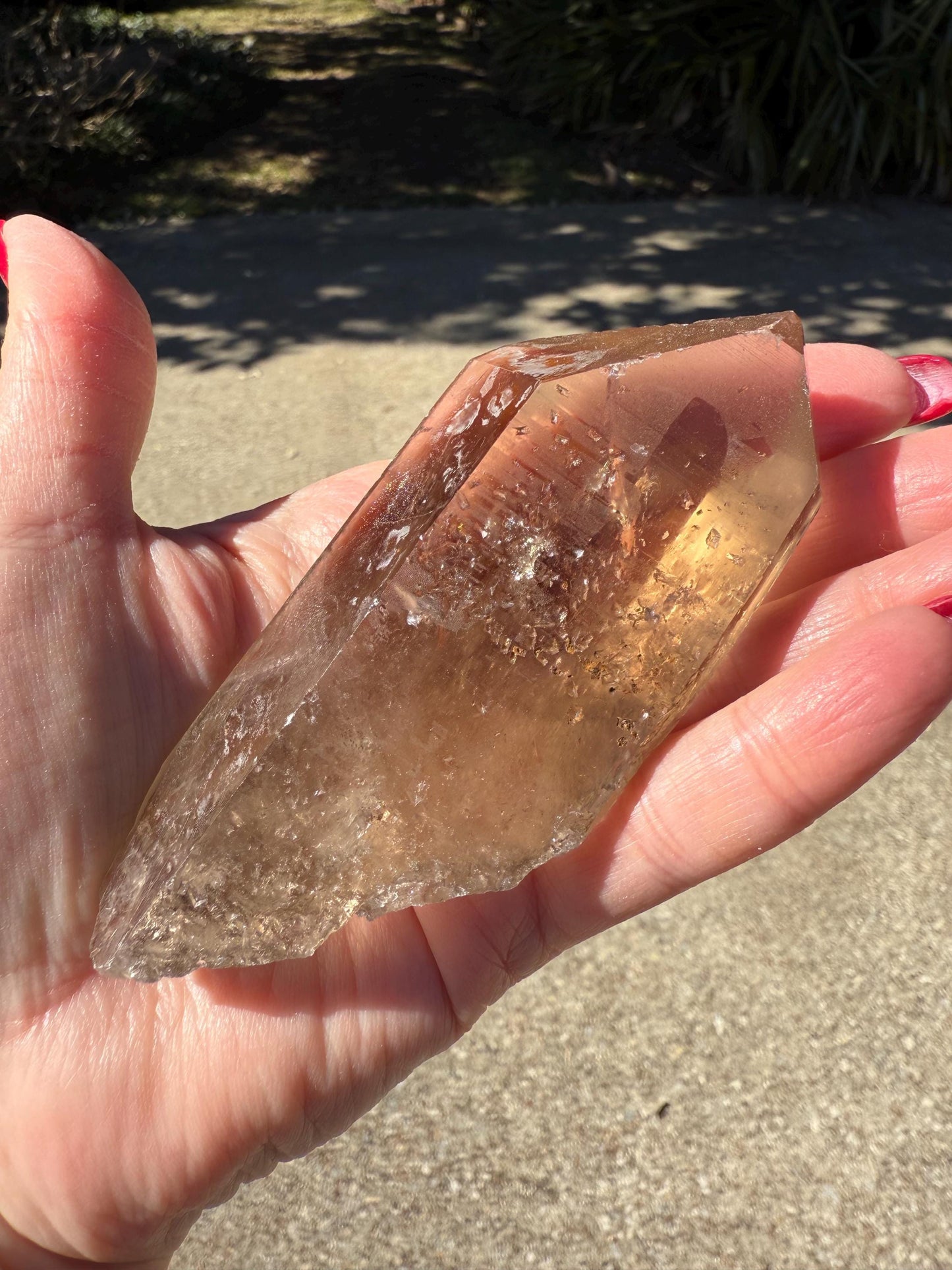 Smoky Lemurian wand, 4.1”, glyphs, high vibration crystals, crystal healing, gift