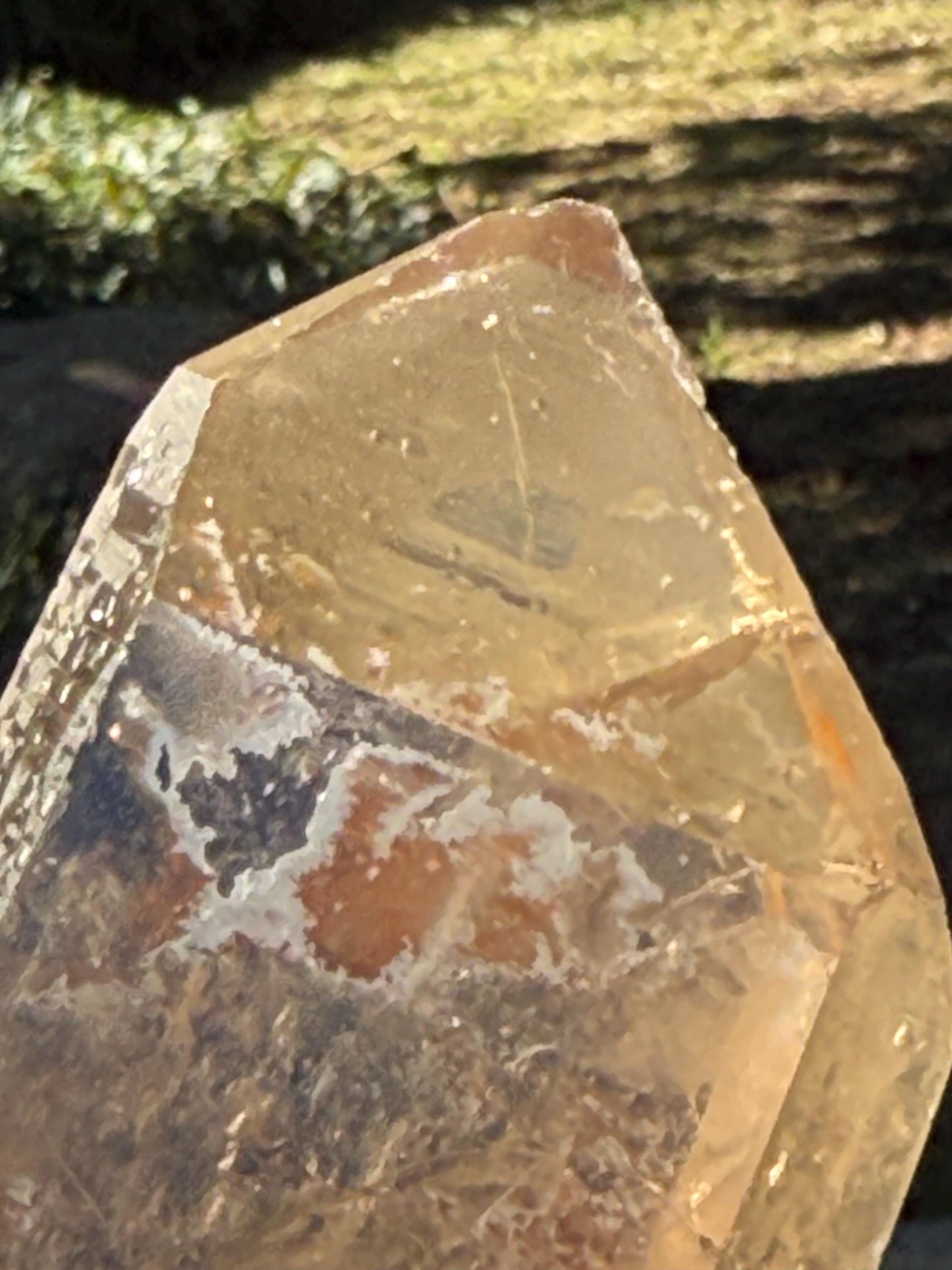 Smoky Lemurian wand, 4.1”, glyphs, high vibration crystals, crystal healing, gift