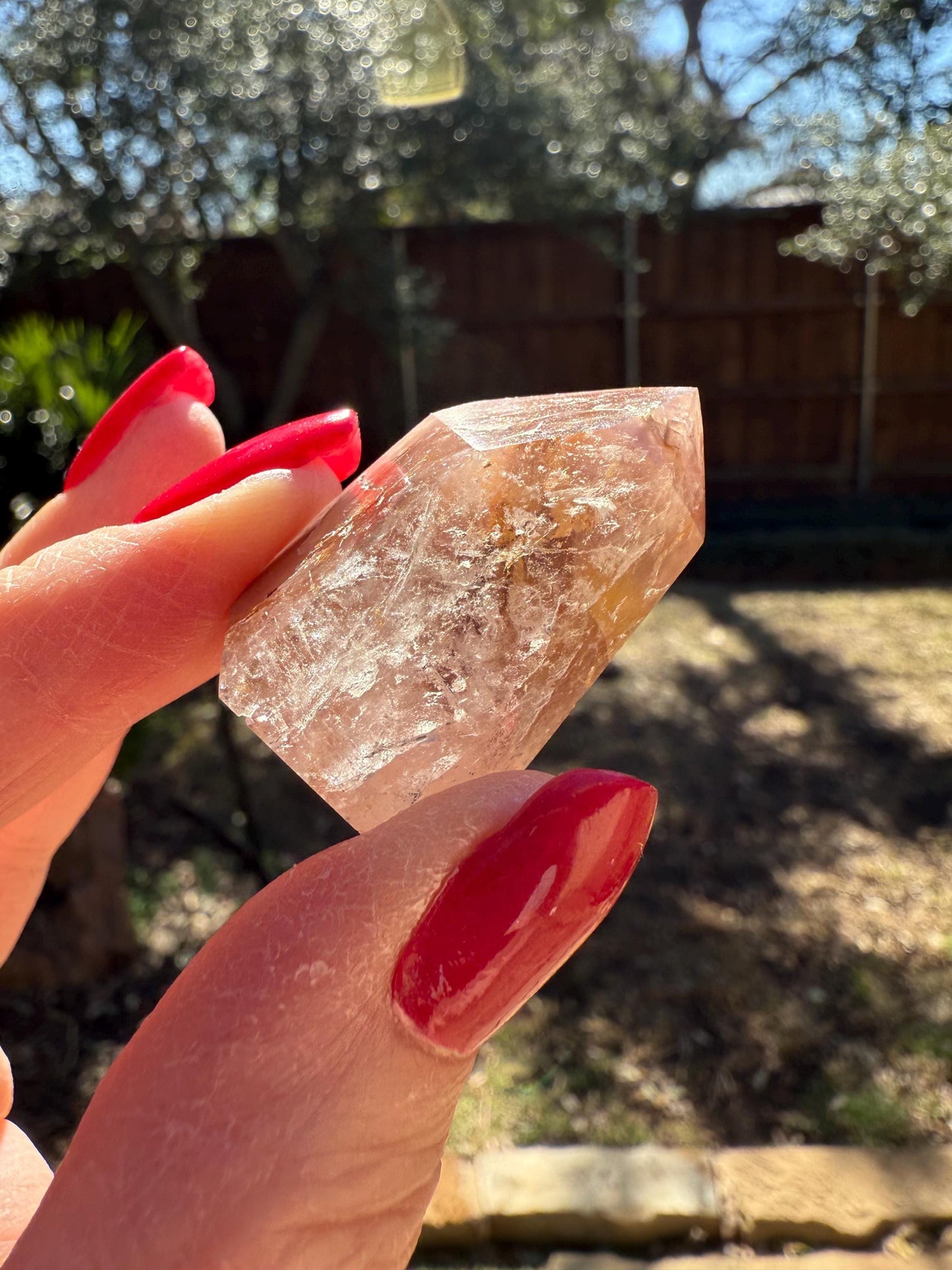 Rare Pink Lithium Lemurian, new, high quality, 1.5”, crystal healing, gift