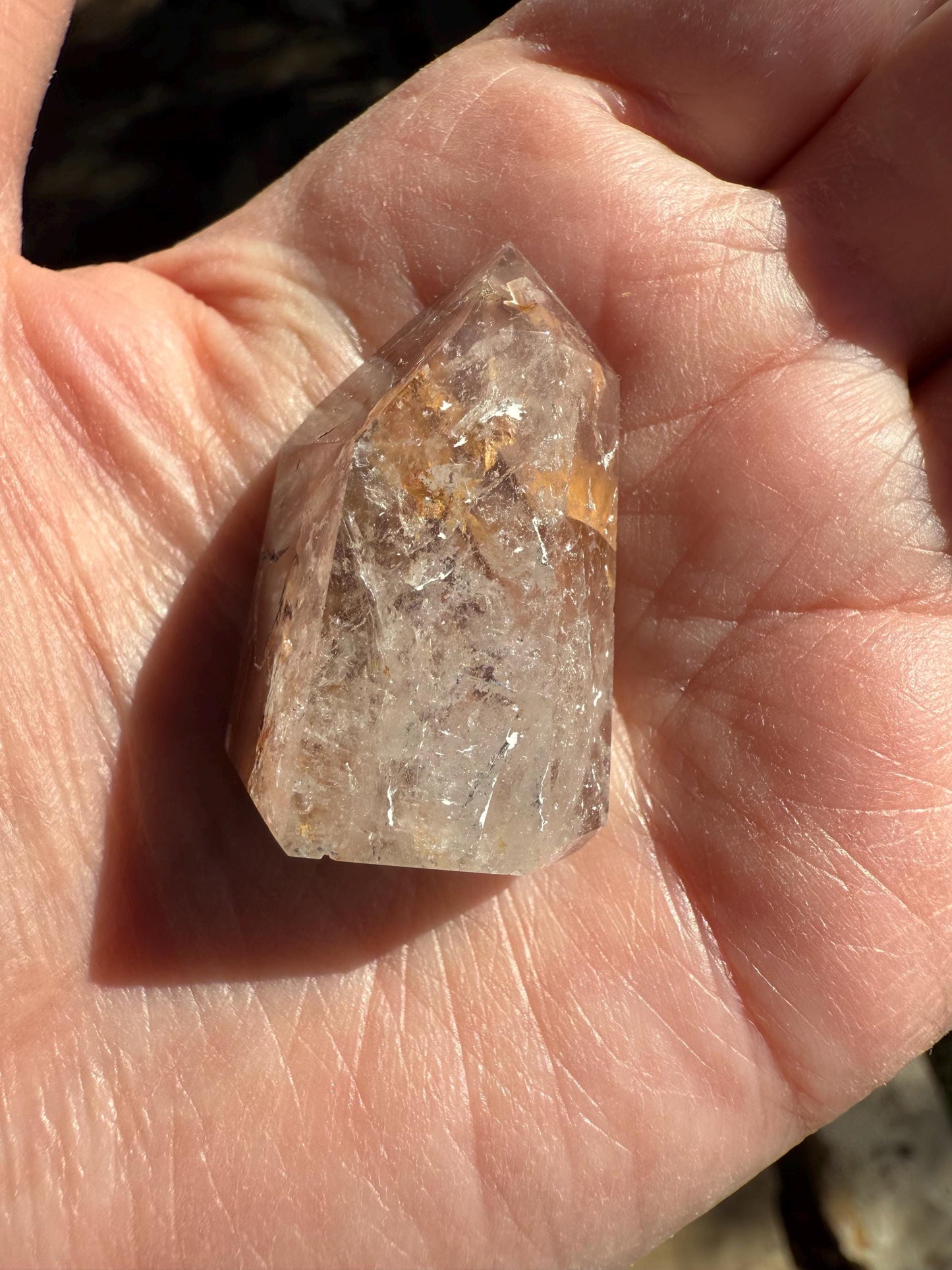 Rare Pink Lithium Lemurian, new, high quality, 1.5”, crystal healing, gift