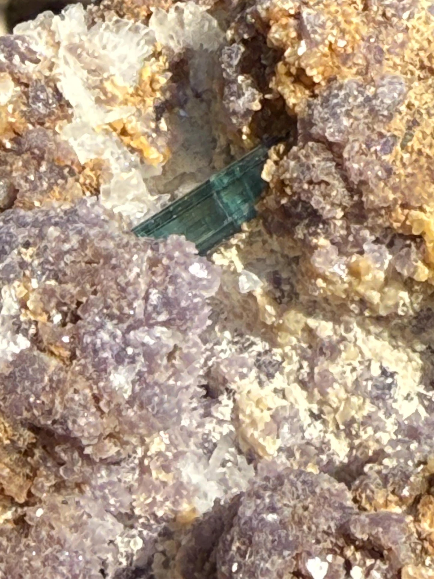 Large Green Tourmaline in Quartz with gorgeous rod crust, stunning raw altar piece 1.9.4 lbs, high vibration crystals, 4.5”