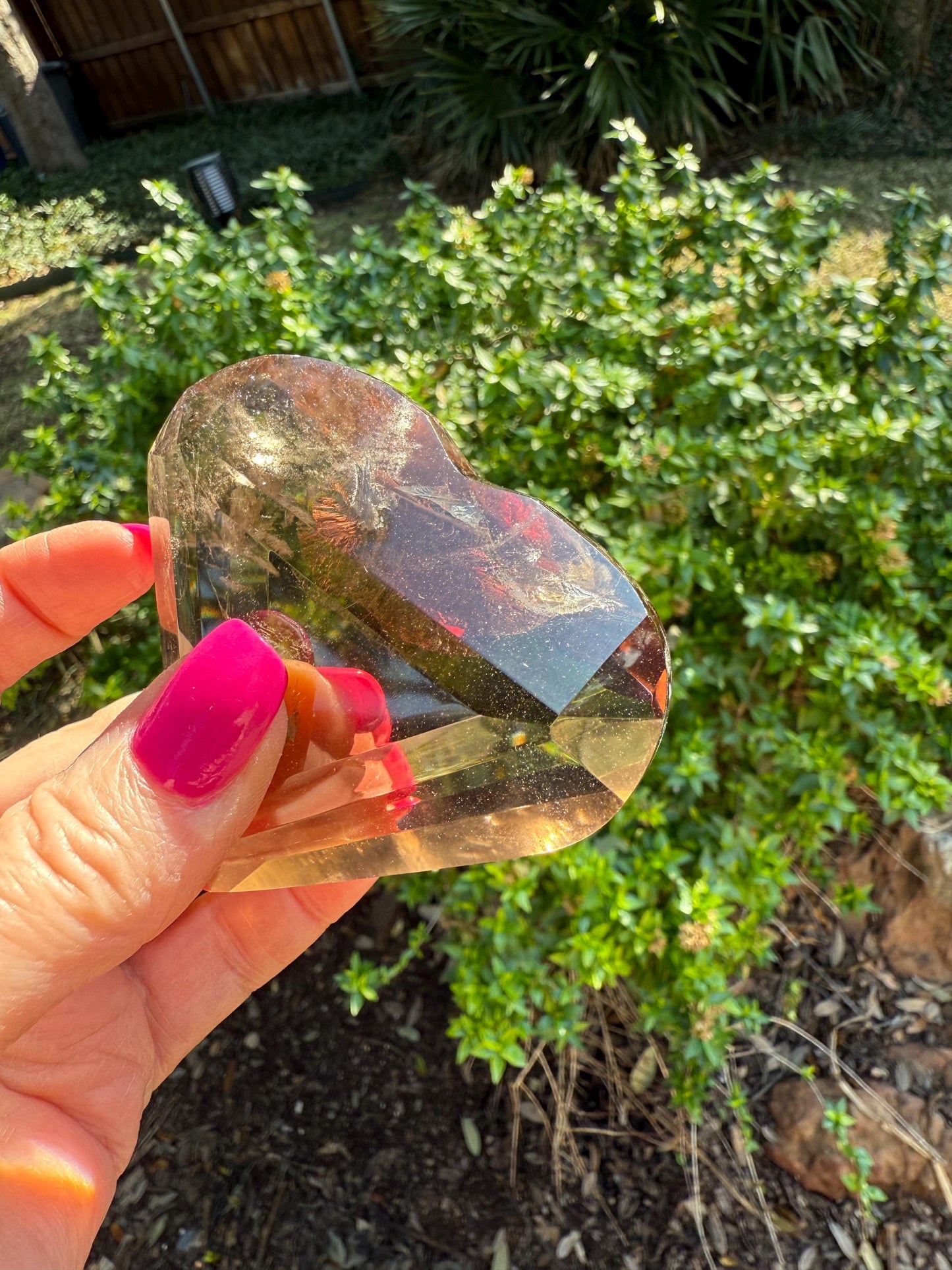 Stunning Smoky Lemurian Polished Heart, new, high quality, 2.75”, crystal healing, gift