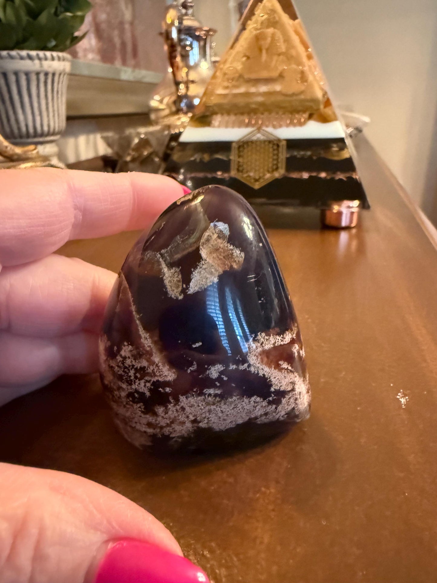 Polished authentic amber tower, New, altar, gift, high vibration crystals, natural, crystal healing, 2.5”