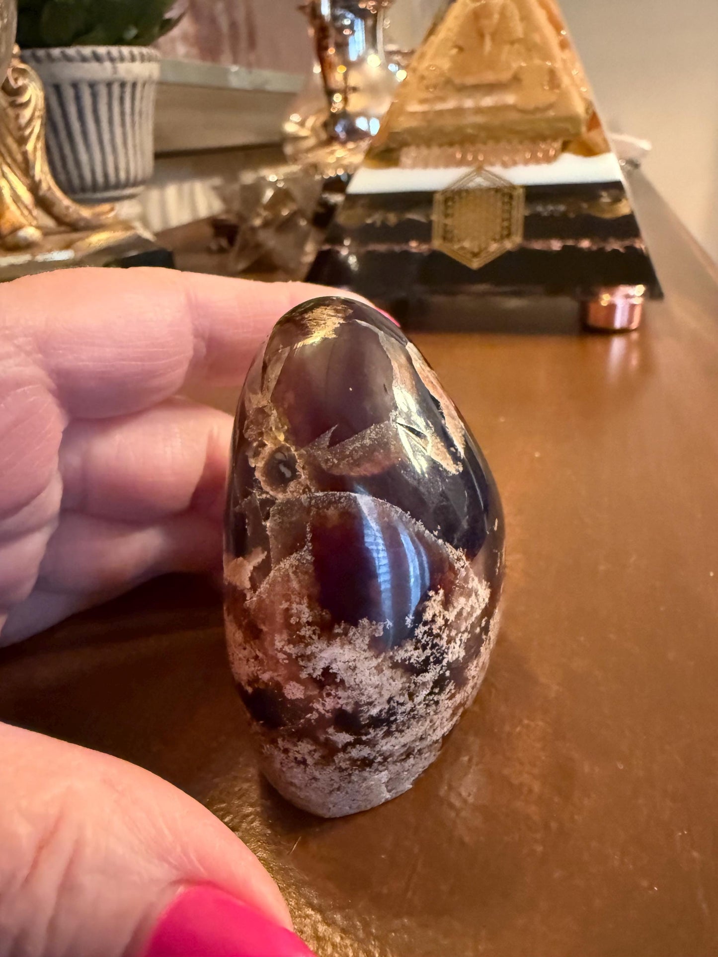 Polished authentic amber tower, New, altar, gift, high vibration crystals, natural, crystal healing, 2.5”
