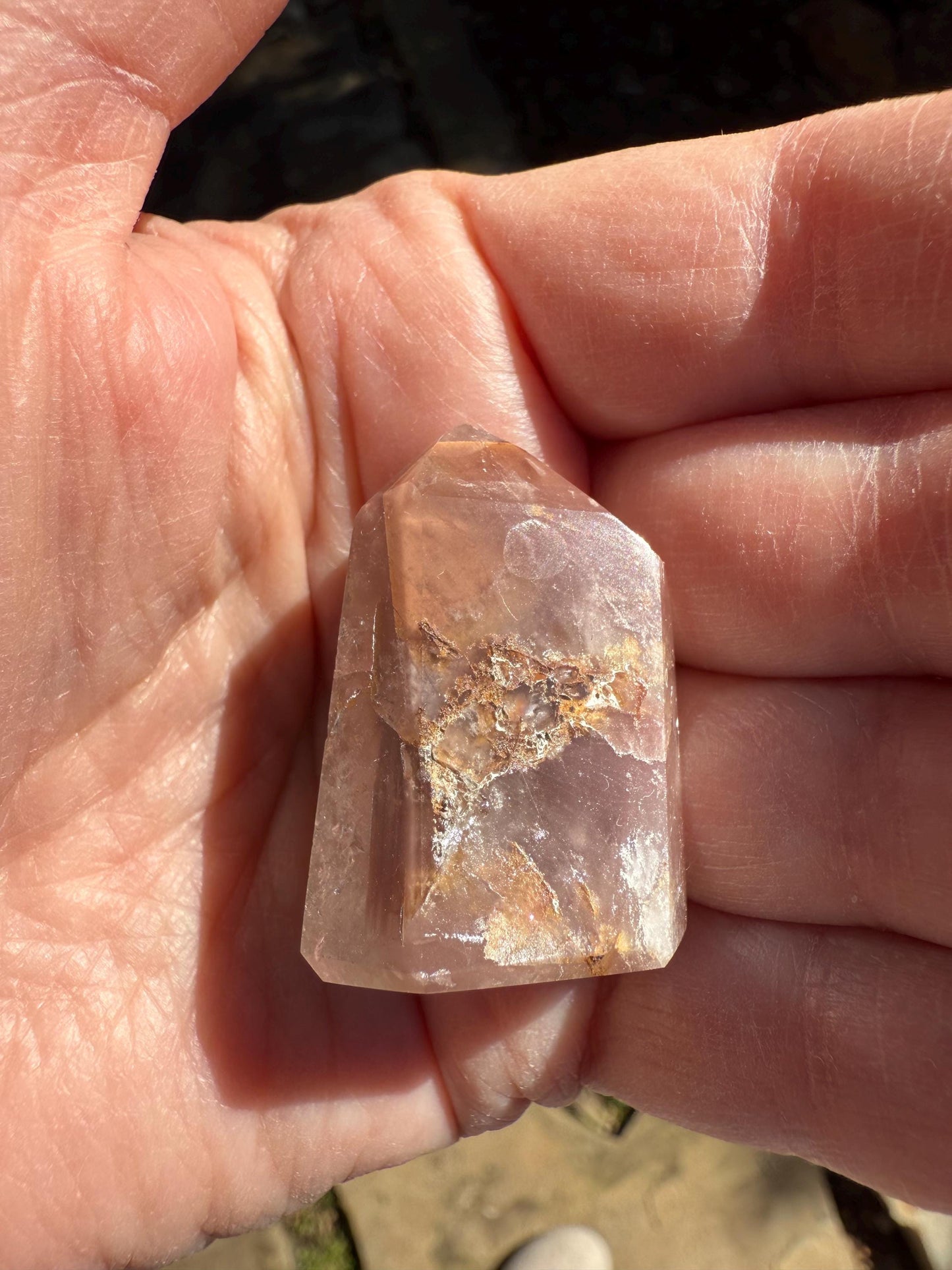 Rare Pink Lithium Lemurian, new, high quality, 1.5”, crystal healing, gift