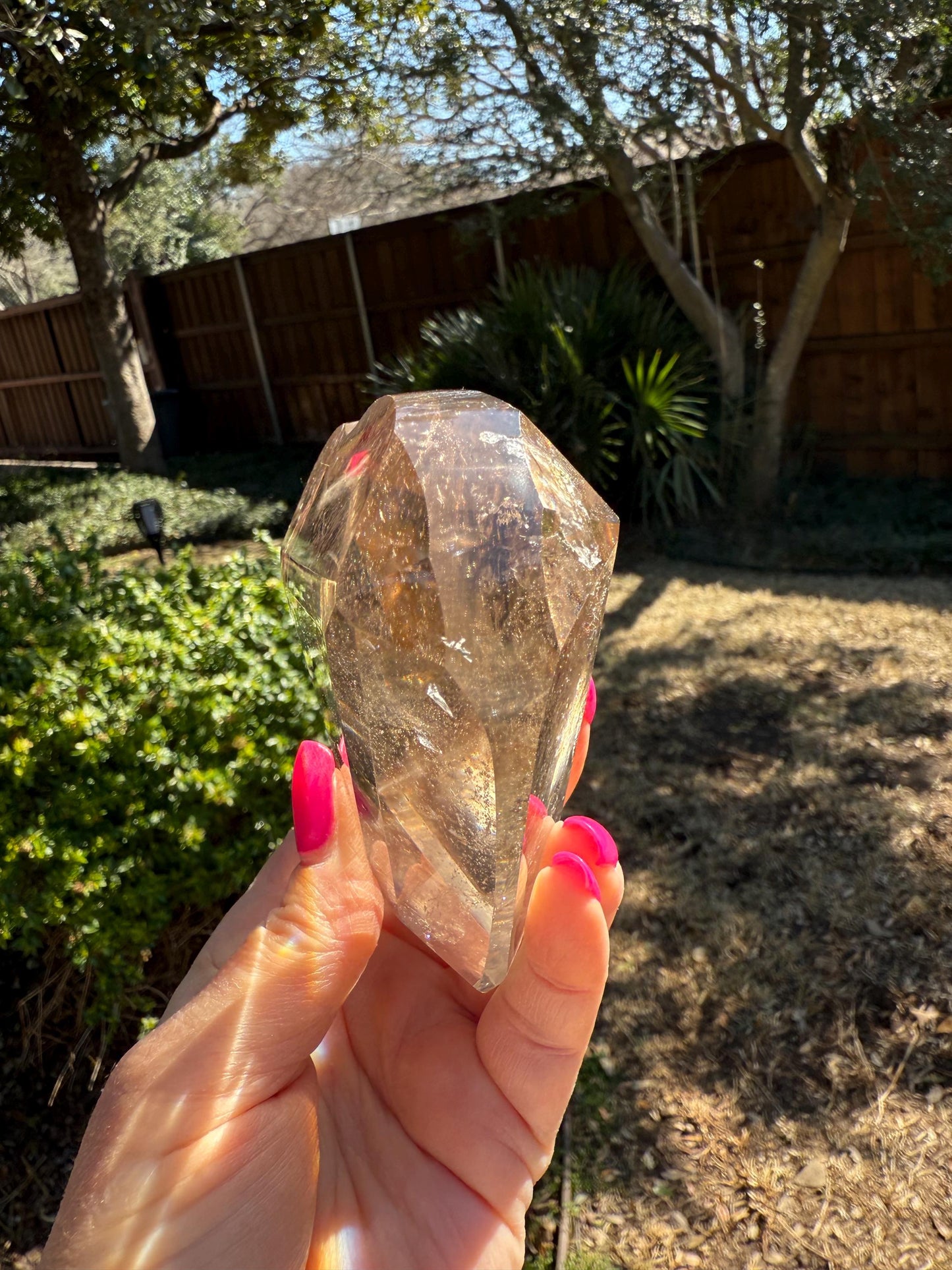 Stunning Smoky Lemurian Polished Heart, new, high quality, 4.5”, crystal healing, gift
