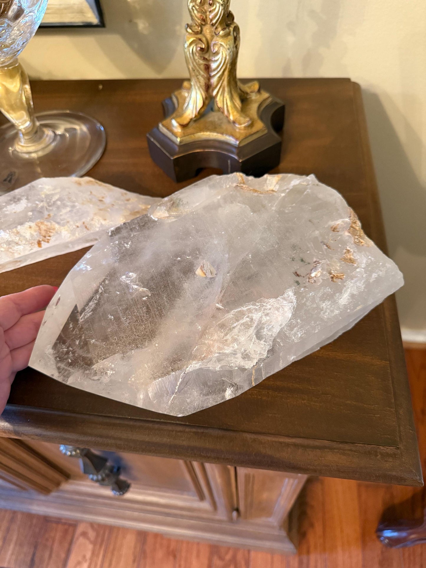 Private Collection Starbrary Lemurian Statement Piece Bed, Rare, gift, 9”, crystal healing, high vibration crystals