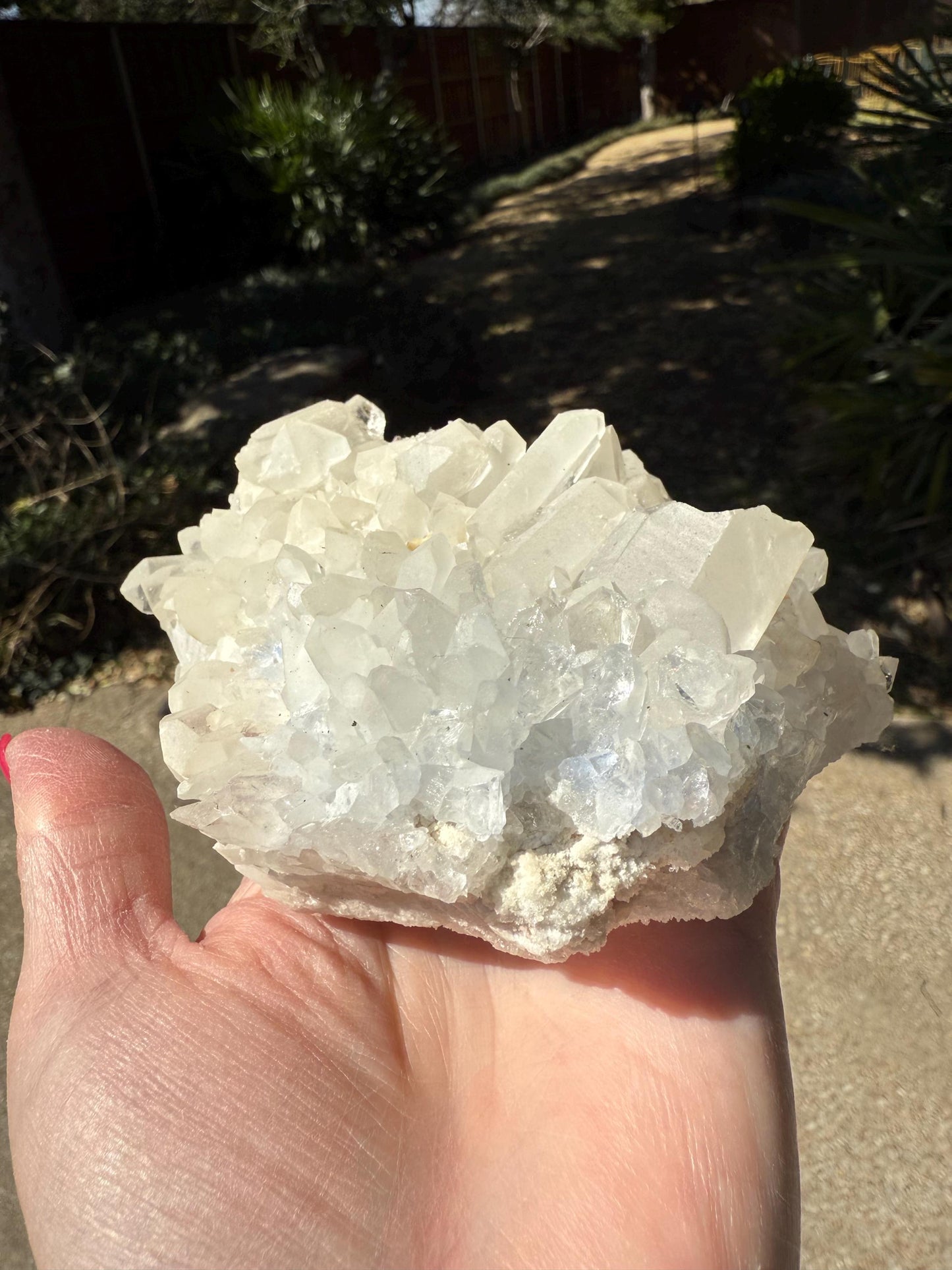 Stupendous Dumortierite in Quartz cluster bed, gorgeous and so rare, Brazil, high vibration crystal healing, 5”