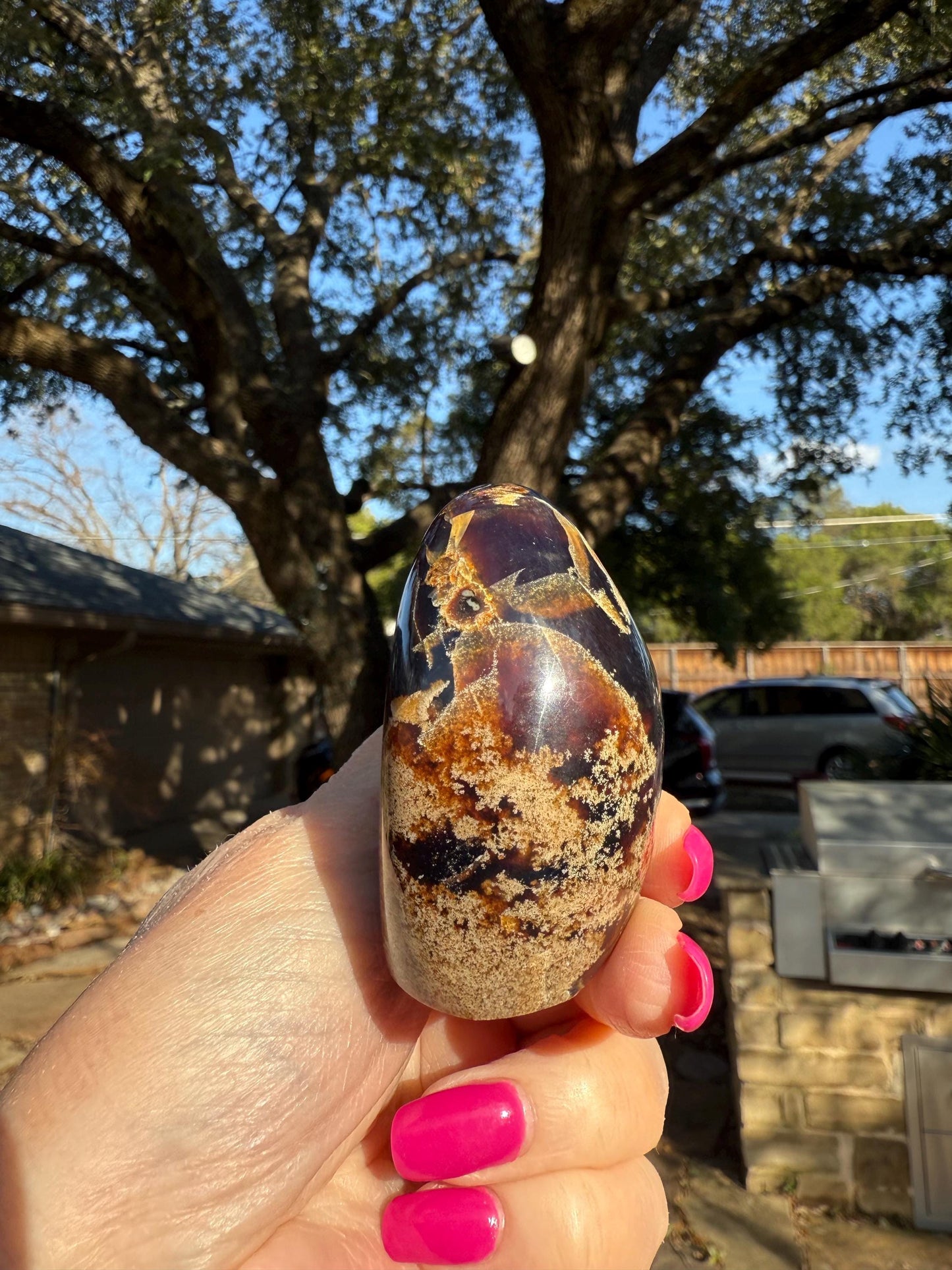 Polished authentic amber tower, New, altar, gift, high vibration crystals, natural, crystal healing, 2.5”
