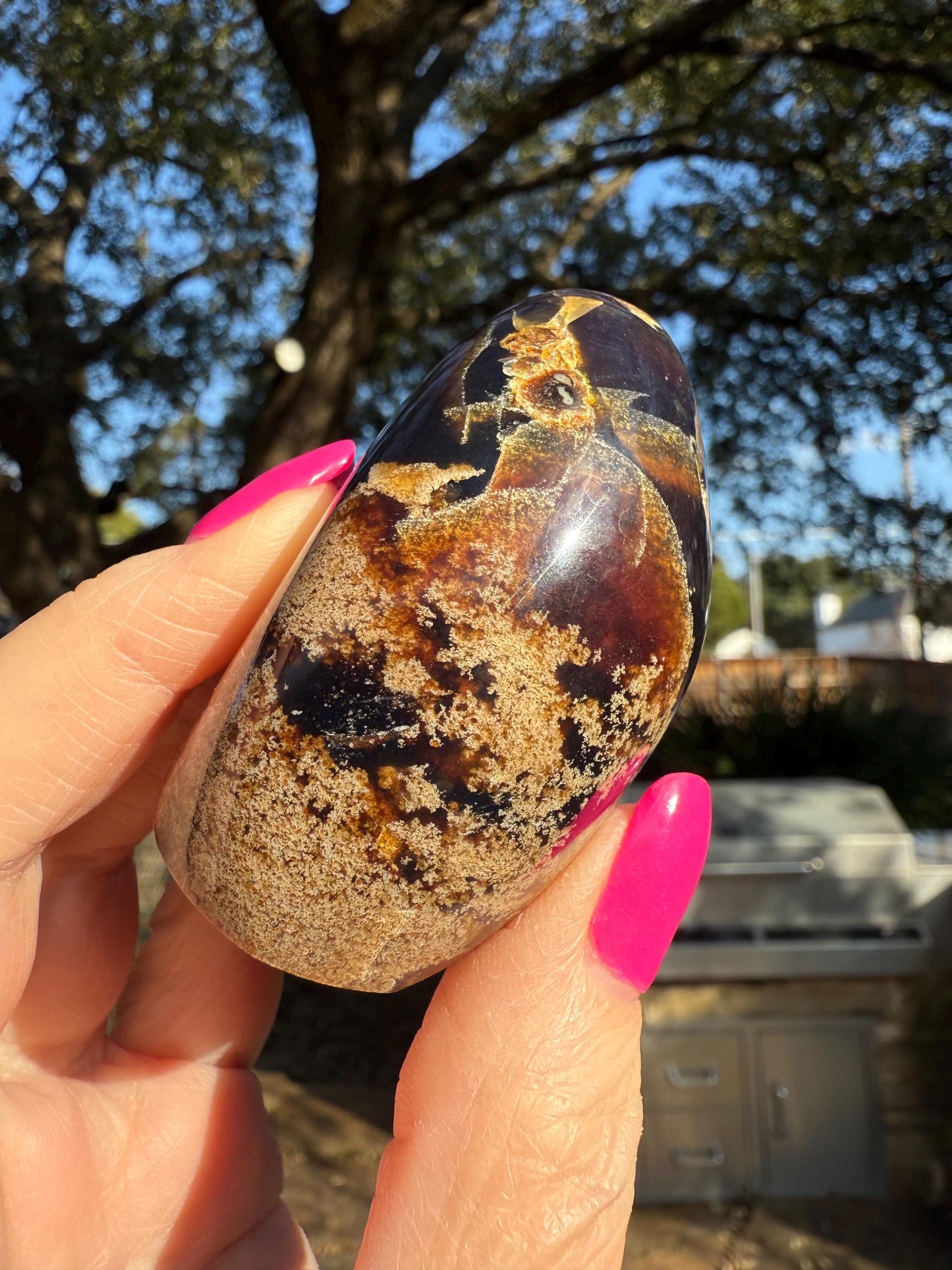 Polished authentic amber tower, New, altar, gift, high vibration crystals, natural, crystal healing, 2.5”