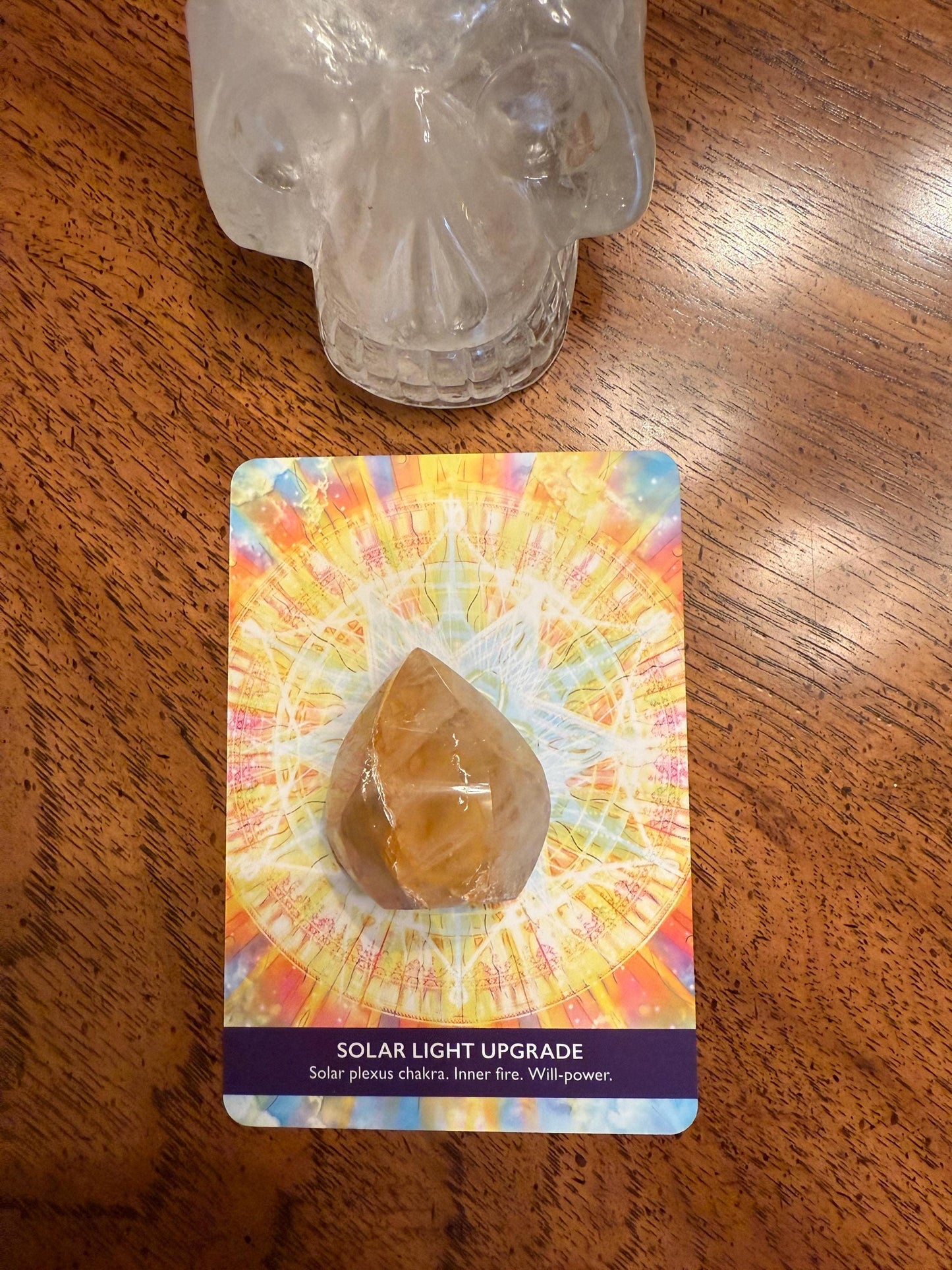 Golden Healer Flame, new, altar, gifts, tarot, crystal healing, high vibration crystals, 1.75”