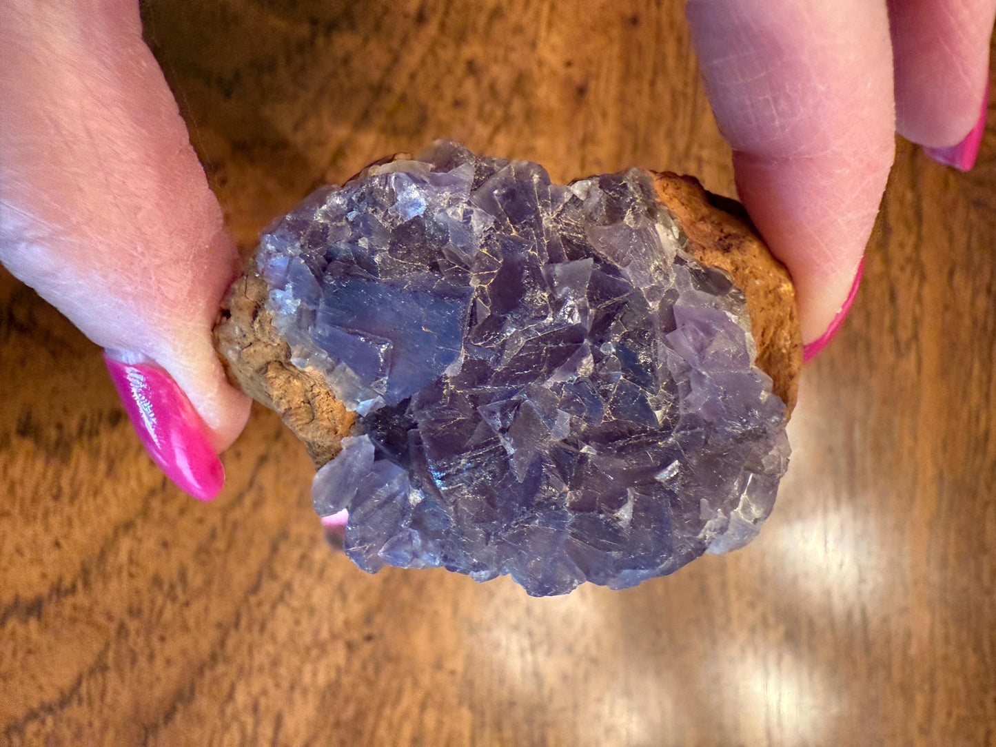 Purple Fluorite Raw Bed, 2.5”, crystal healing, premium crystals