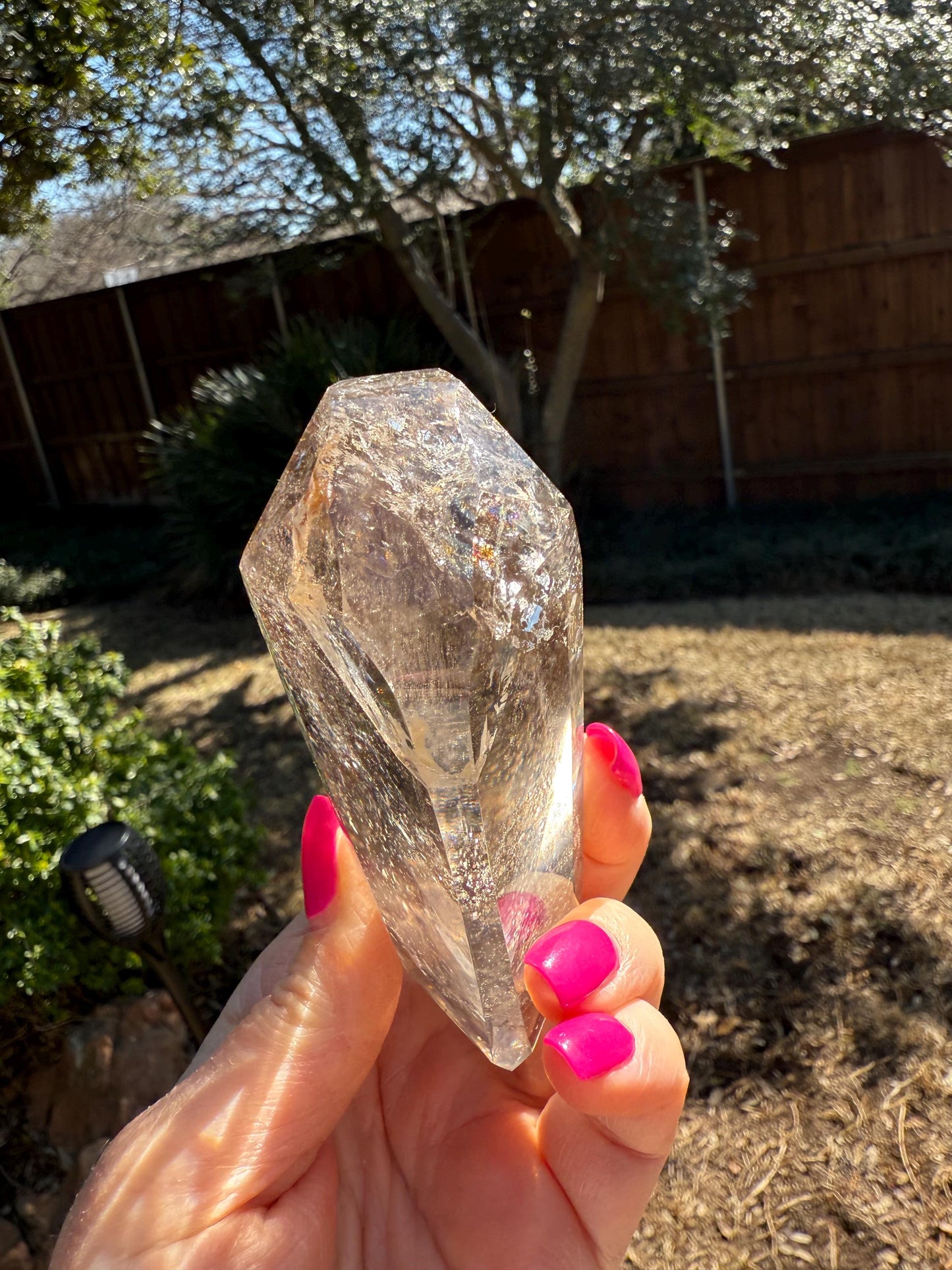 Stunning Smoky Lemurian Polished Heart, new, high quality, 4.5”, crystal healing, gift