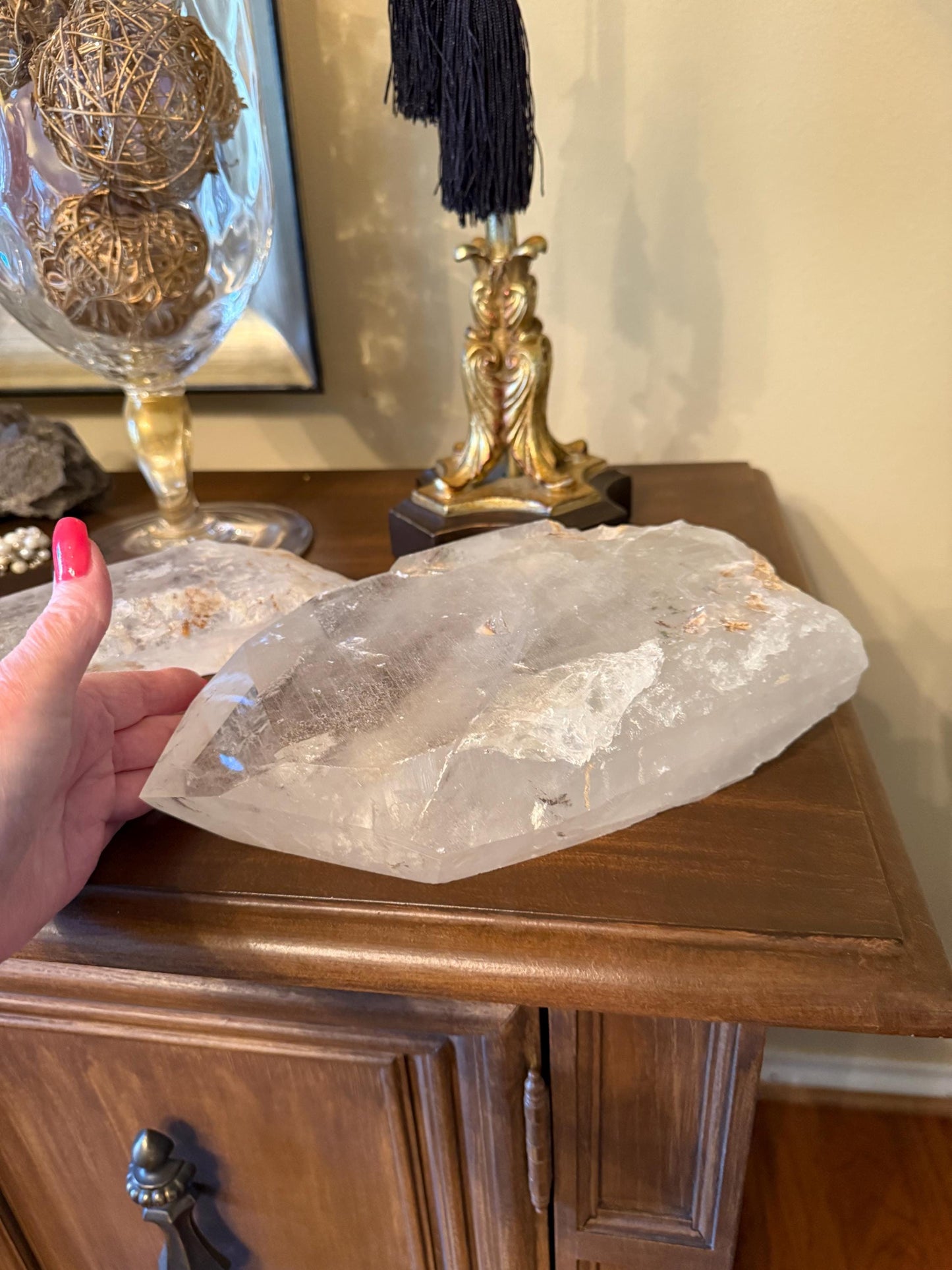 Private Collection Starbrary Lemurian Statement Piece Bed, Rare, gift, 9”, crystal healing, high vibration crystals