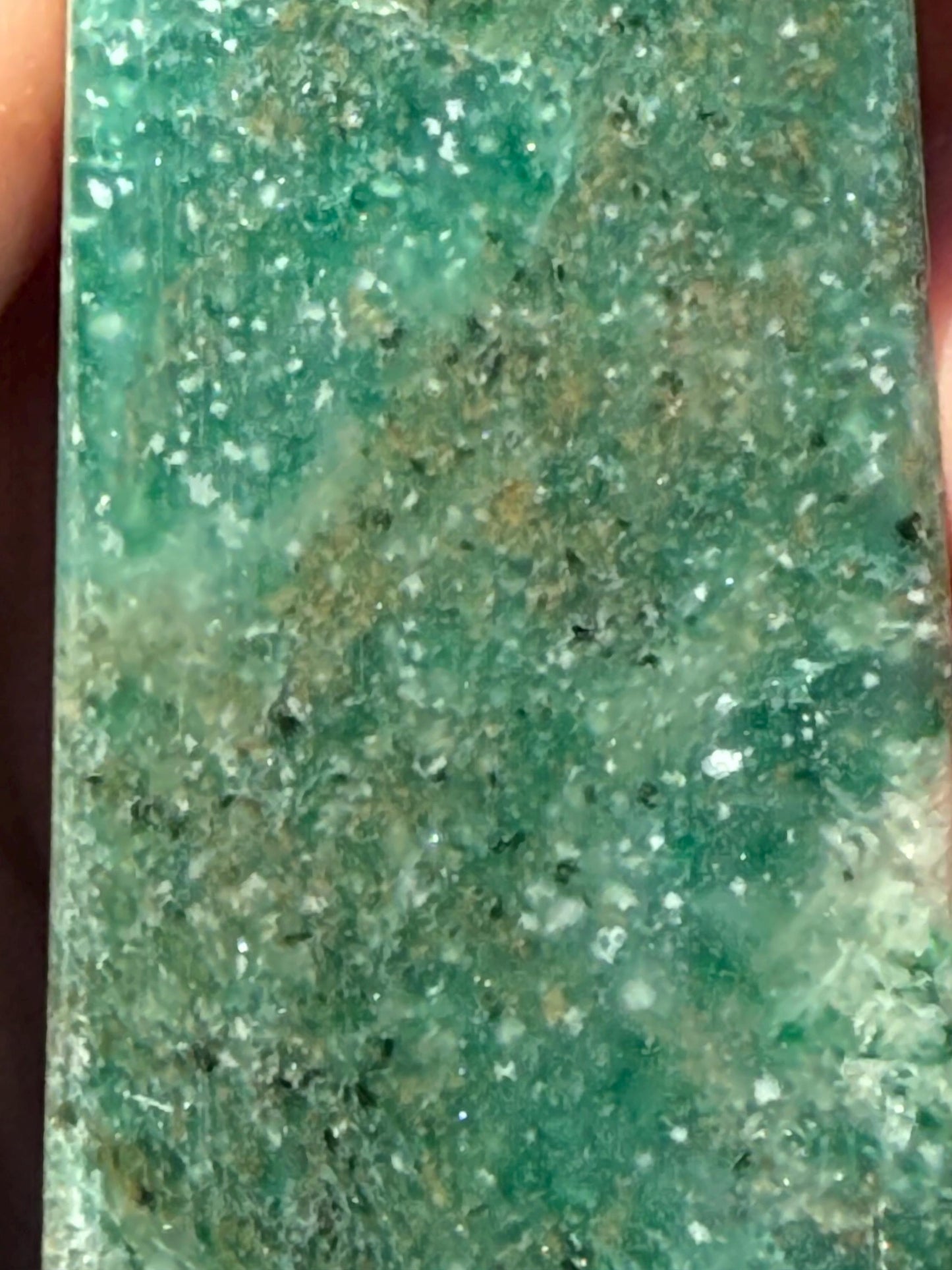 Green Aventurine Tower, New, Gifts, abundance, wand, high vibration crystal healing, 3.25”