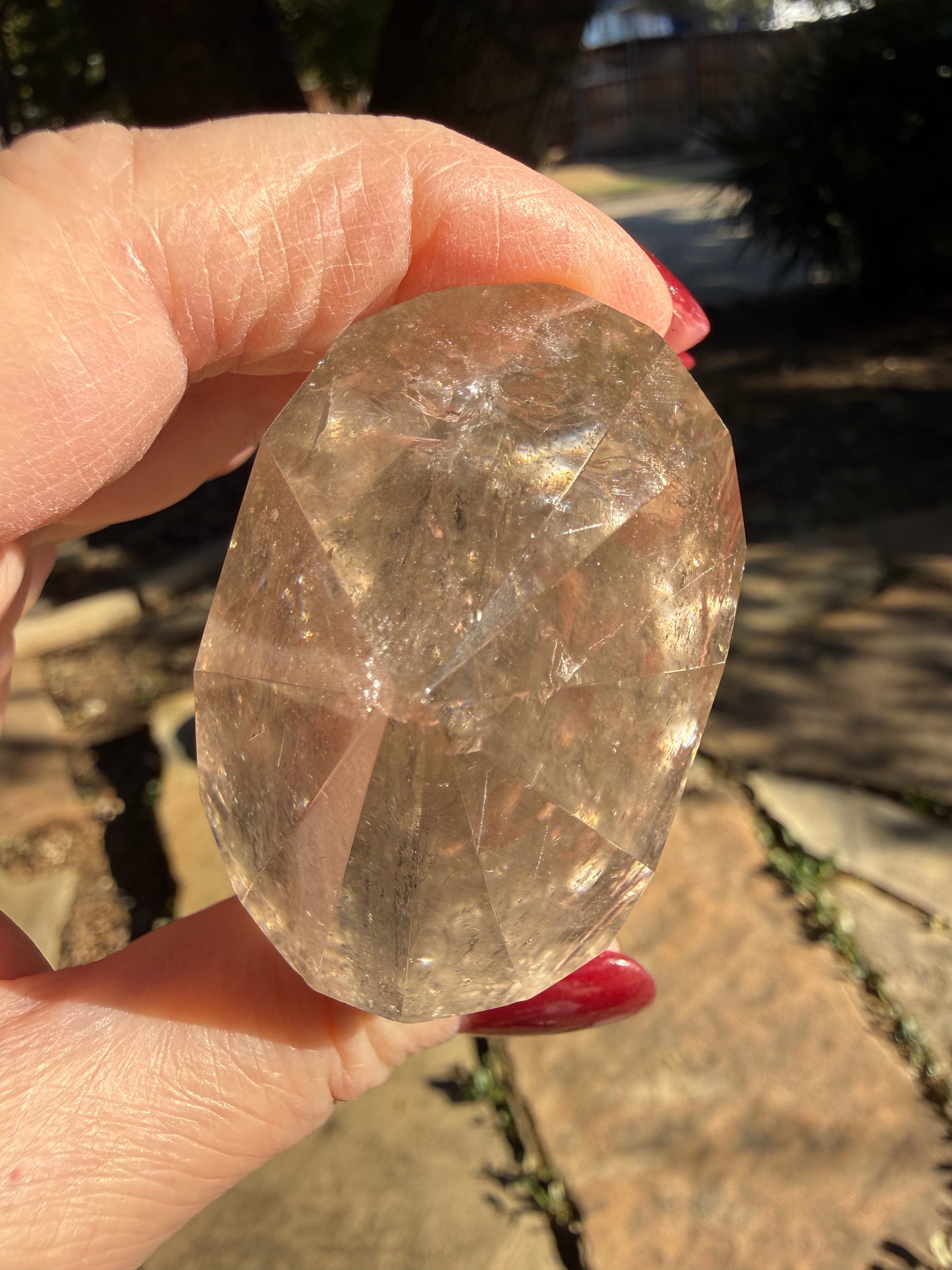 Lemurian Quartz Flat Wand, High Vibration Crystal Healing, 4x2”