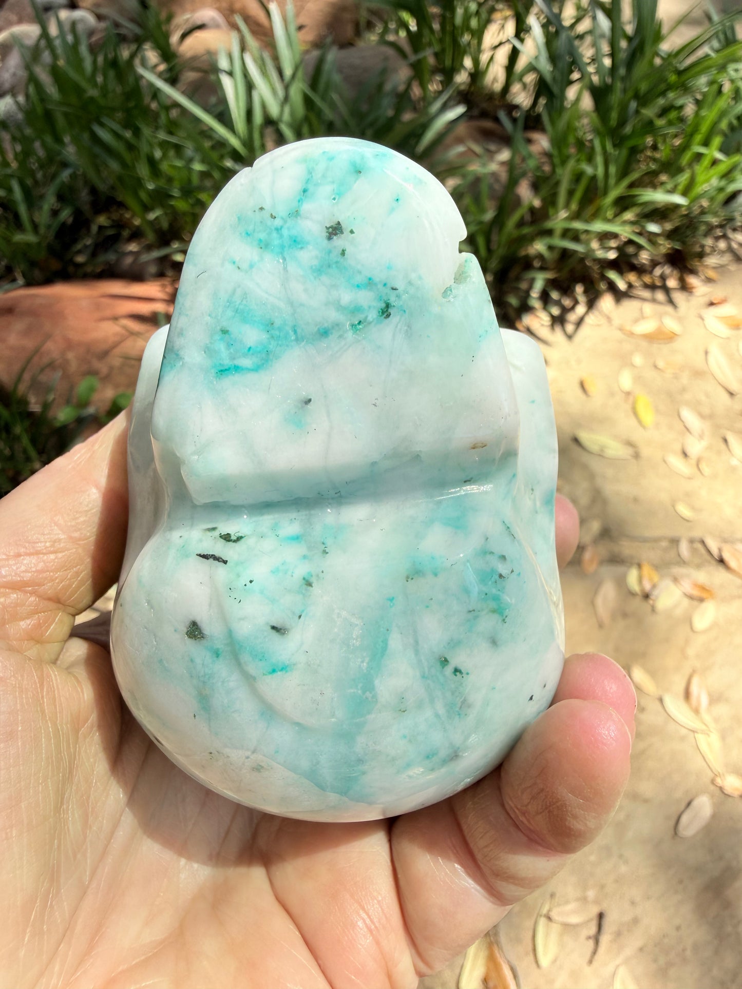 Phoenix Skull, 3.25”, fantastic color, rare stone