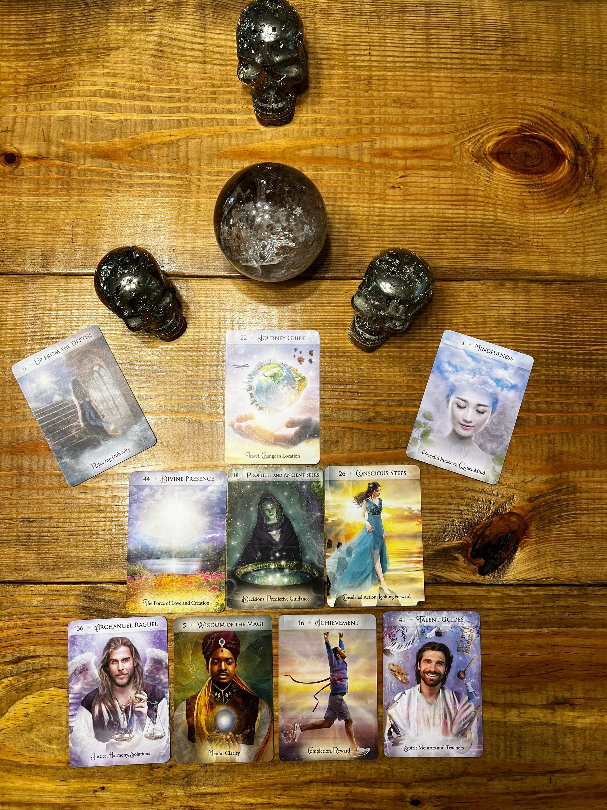 St. Michael’s Divination & Mantra Crystal Box, tarot, healing, spiritual journey