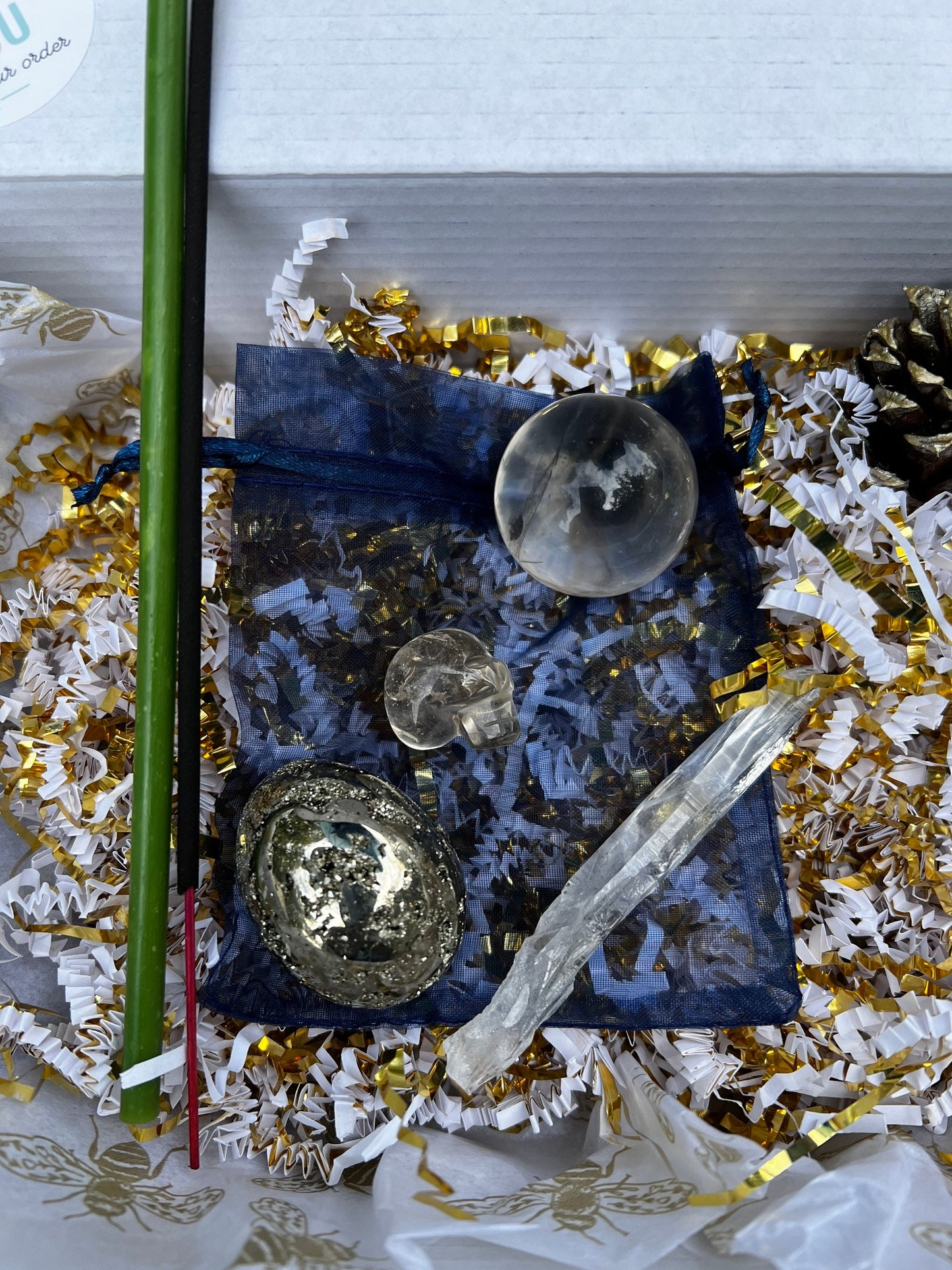 St. Michael’s Divination & Mantra Crystal Box, tarot, healing, spiritual journey