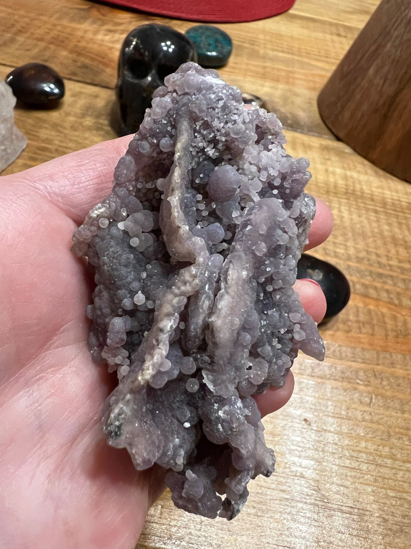 Druzy Grape Agate raw, 3.9 ounces, new, gifts, altar, high vibration crystals, crystal healing sessions