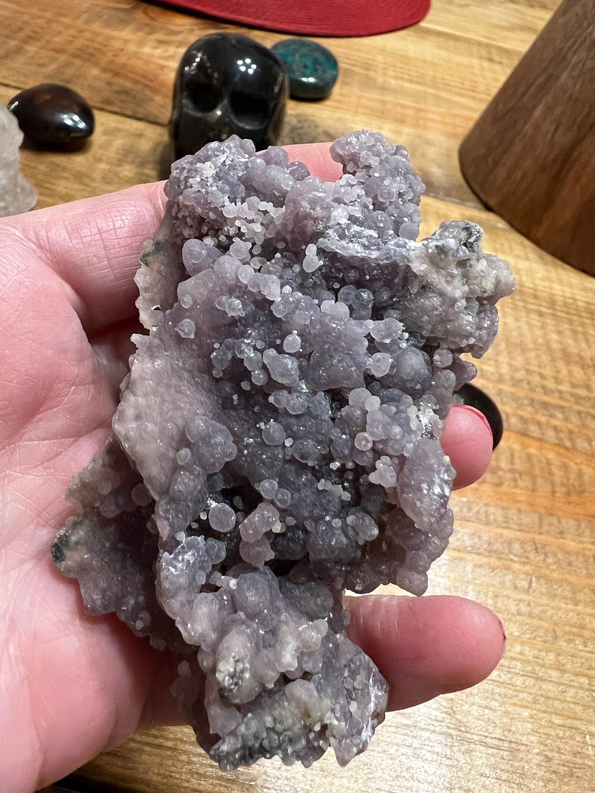 Druzy Grape Agate raw, 3.9 ounces, new, gifts, altar, high vibration crystals, crystal healing sessions