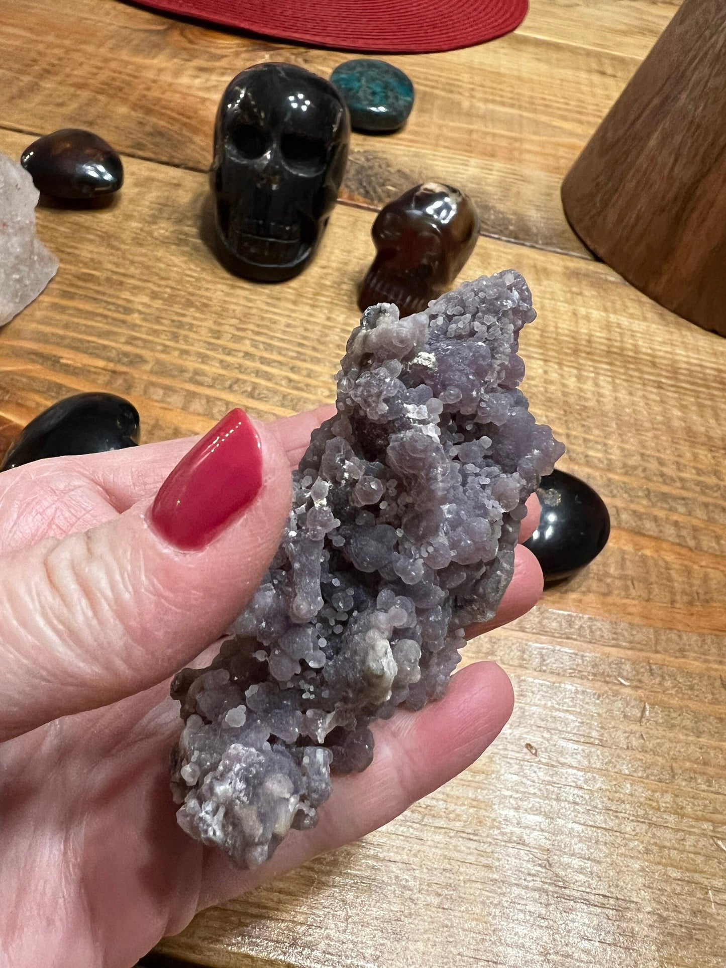 Druzy Grape Agate raw, 3.9 ounces, new, gifts, altar, high vibration crystals, crystal healing sessions