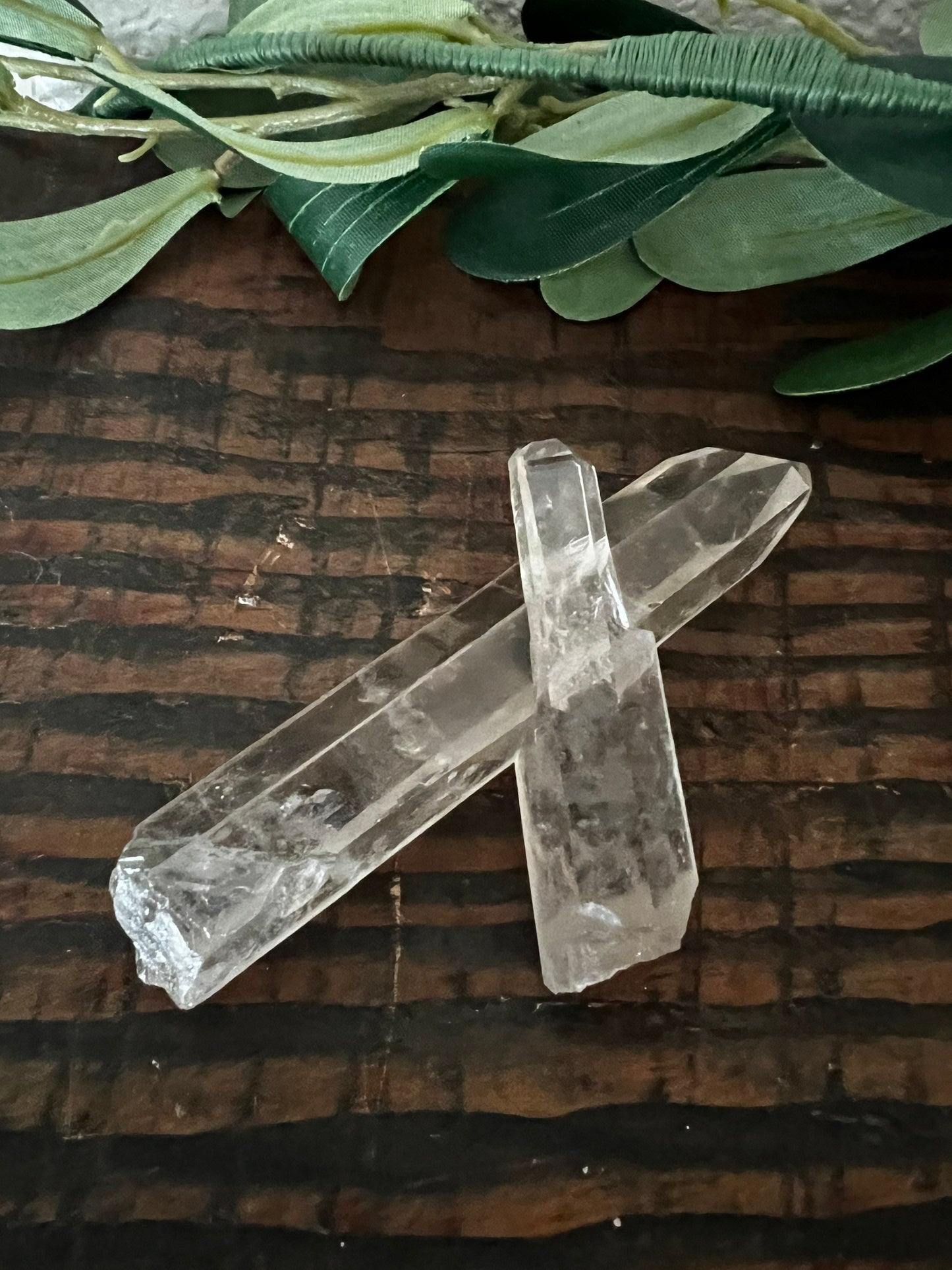 Lemurian Quartz wand family, new, fine, Lemurian healing, magick crystal, point, high vibration healing