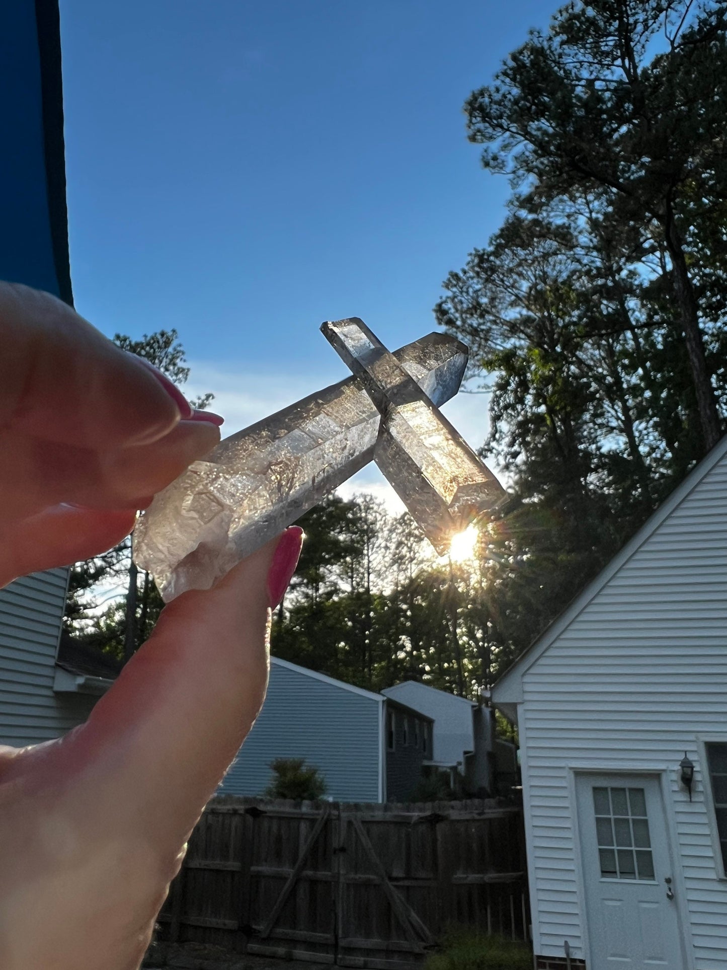 Lemurian Quartz wand family, new, fine, Lemurian healing, magick crystal, point, high vibration healing