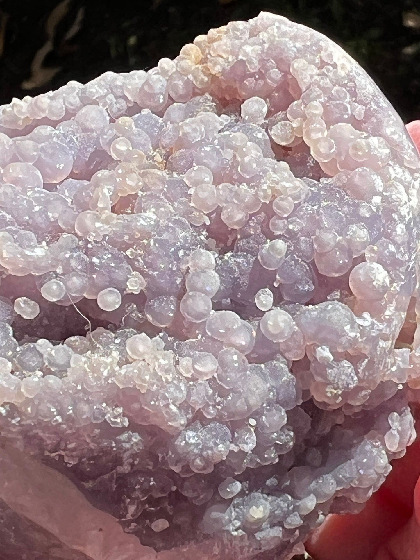 Druzy Grape Agate Sphere, 11.2 ounces, new, gifts, altar, high vibration crystals, crystal healing sessions, 8.25”