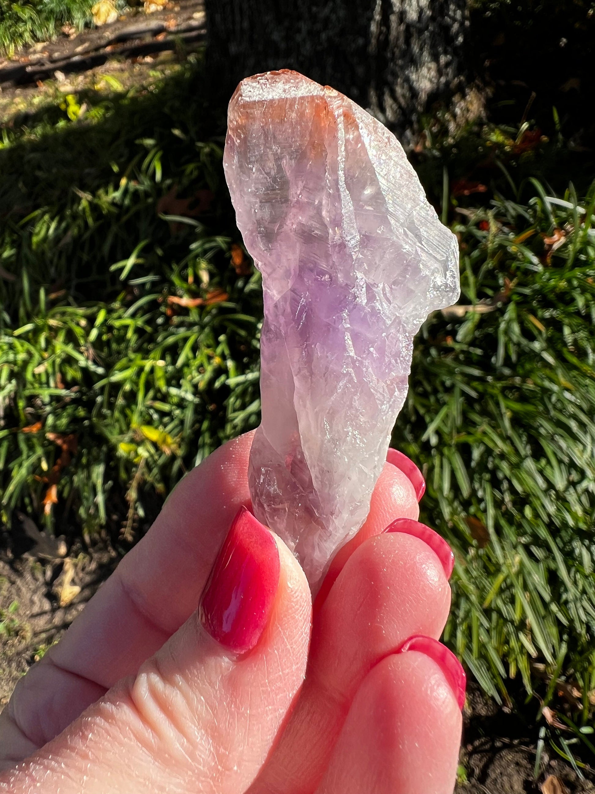 Beautiful Auralite-23 wand, raw and authentic, 3”, new, crystal healing