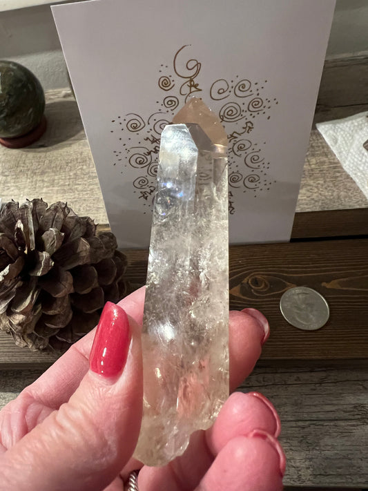 Citrine wand, gifts, high vibration crystals, healing crystal, abundance, New, 1.75”