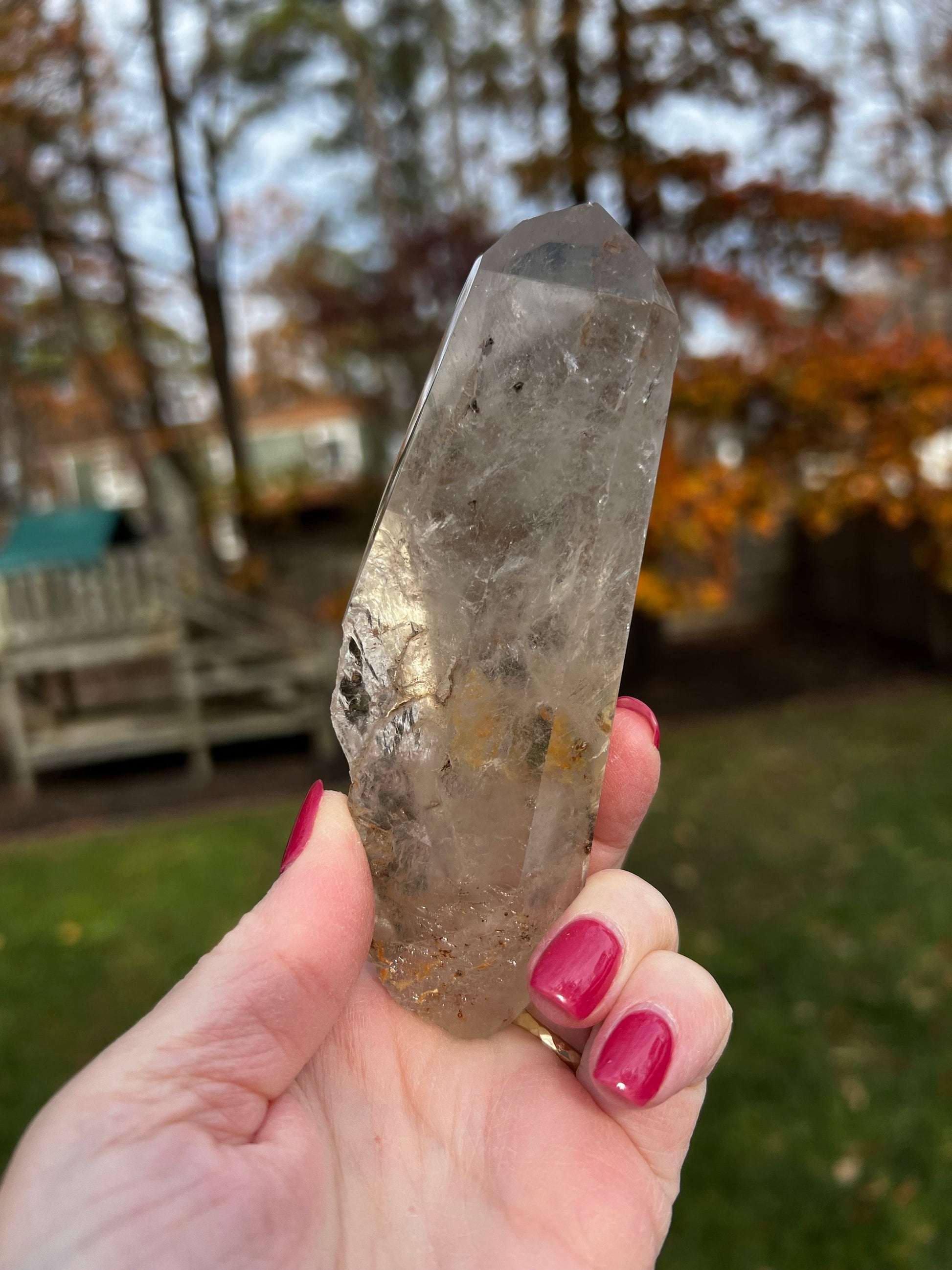 Citrine wand, gifts, high vibration crystals, healing crystal, abundance, New, 5.1”