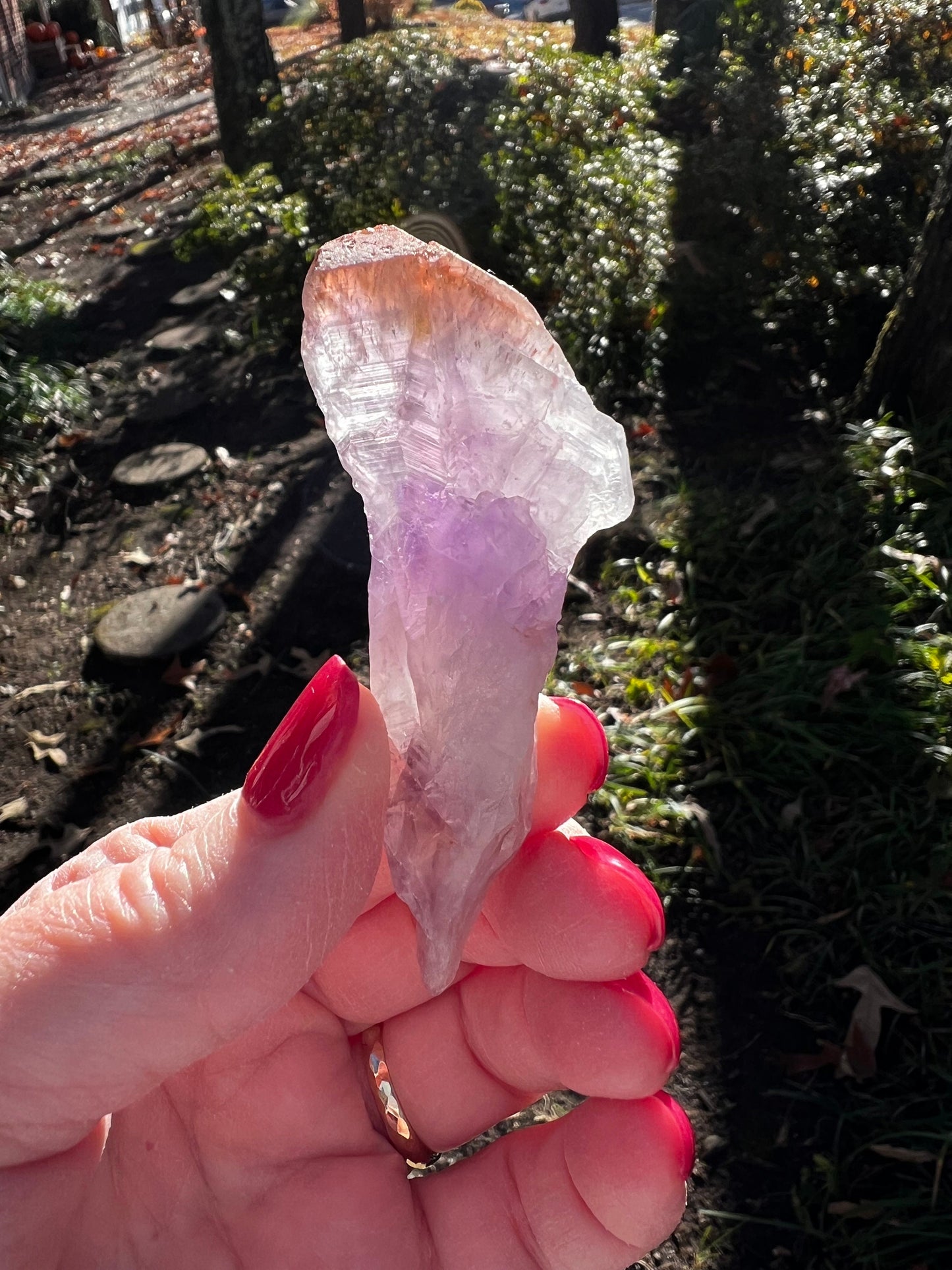 Beautiful Auralite-23 wand, raw and authentic, 3”, new, crystal healing