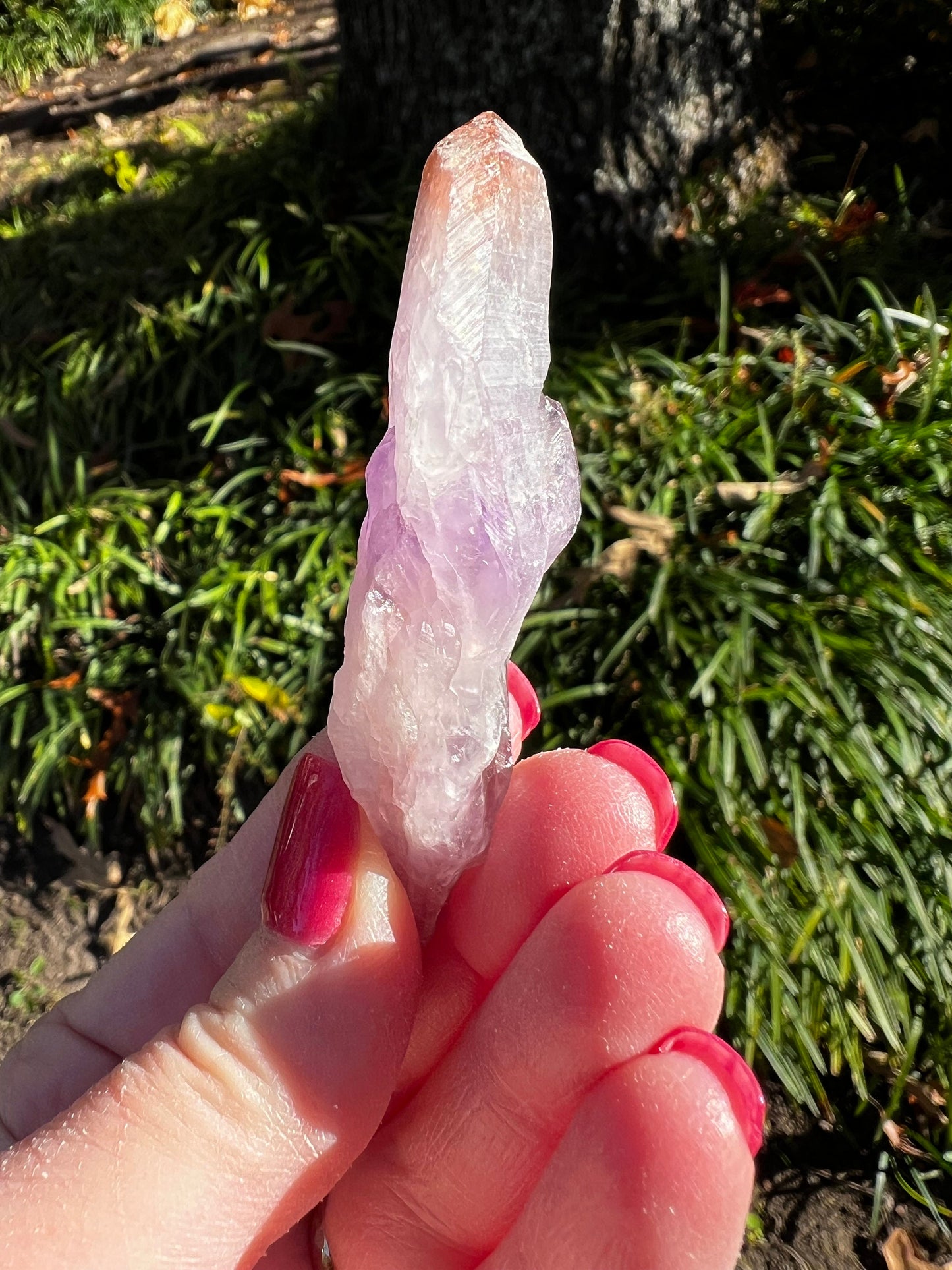 Beautiful Auralite-23 wand, raw and authentic, 3”, new, crystal healing