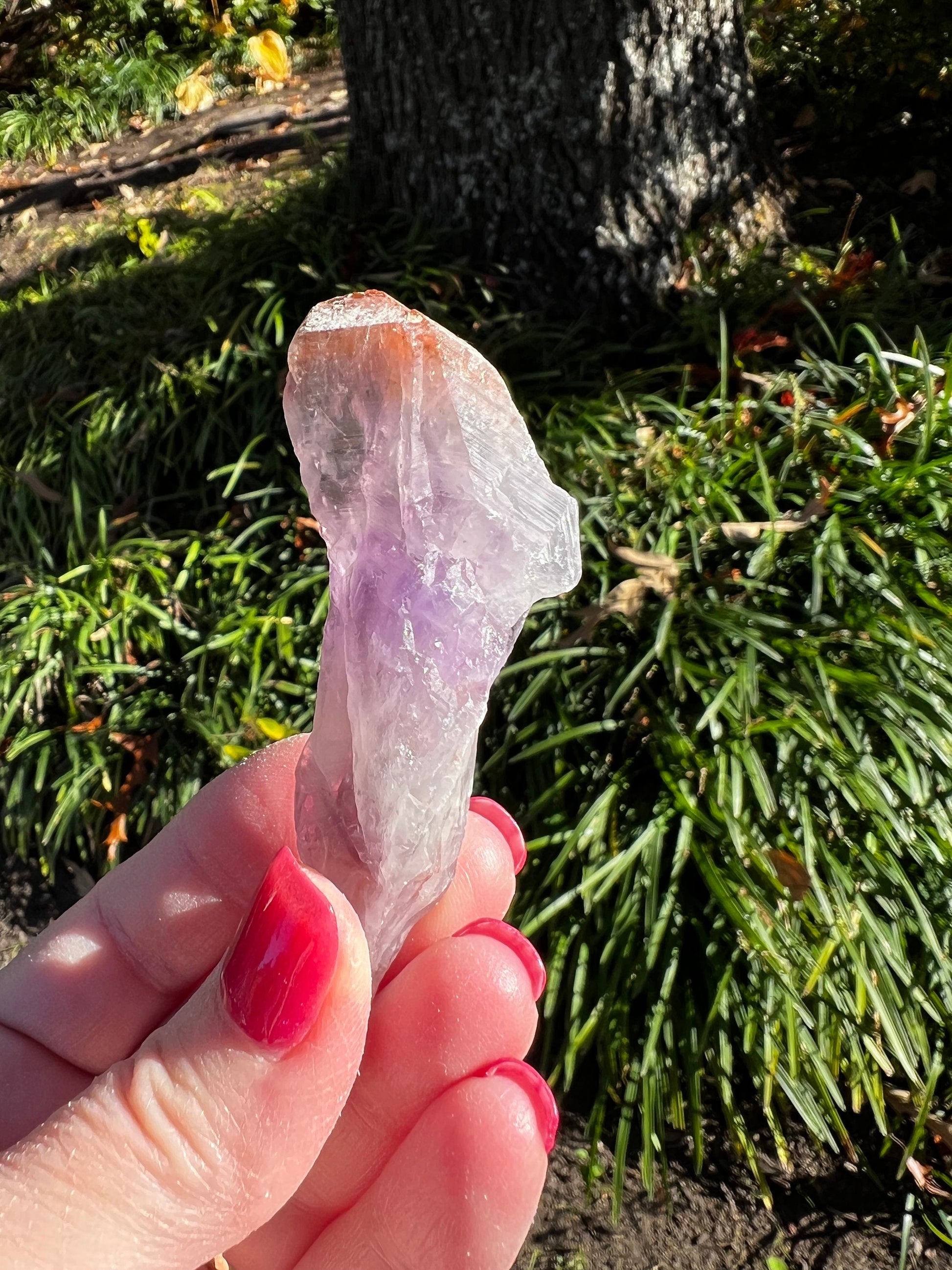 Beautiful Auralite-23 wand, raw and authentic, 3”, new, crystal healing