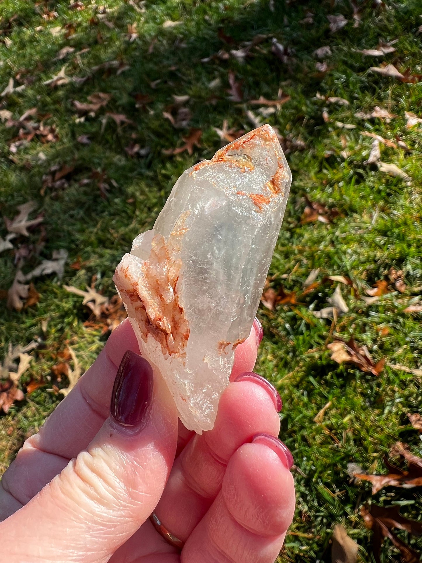 Lemurian Point Hematite, Red Magick Collection, 2.6”, keys and striations, natural, high vibration crystal healing