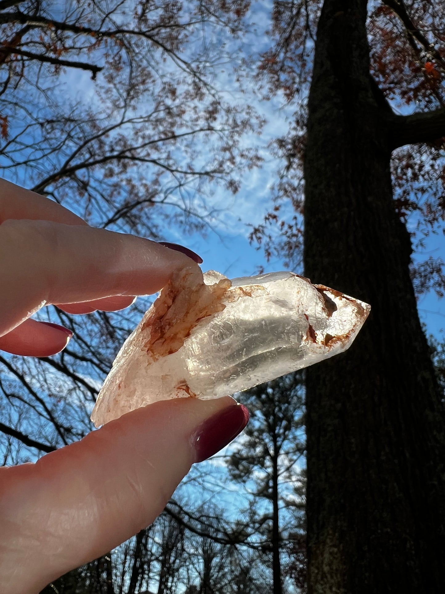 Lemurian Point Hematite, Red Magick Collection, 2.6”, keys and striations, natural, high vibration crystal healing