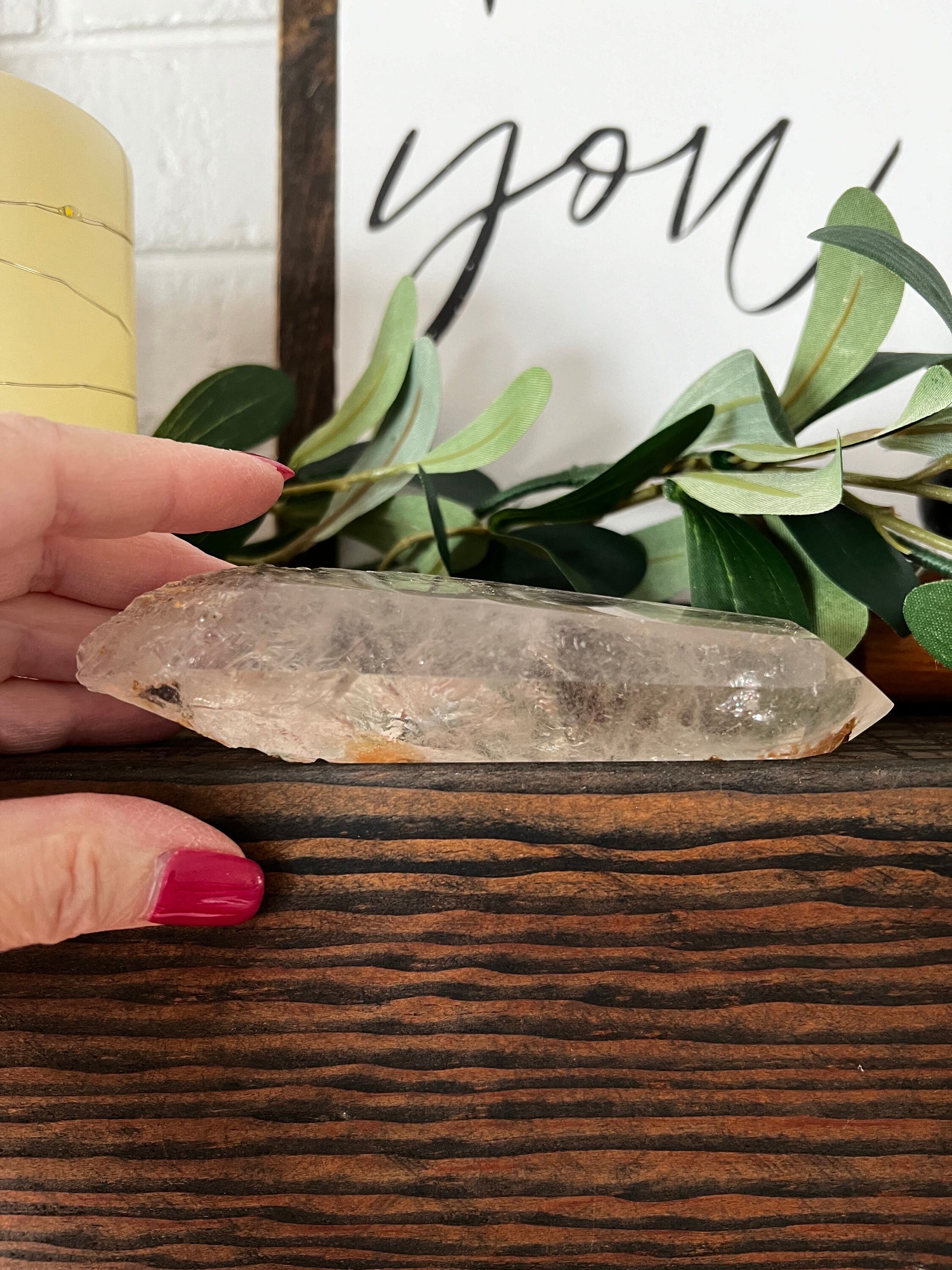 Citrine wand, gifts, high vibration crystals, healing crystal, abundance, New, 5.1”