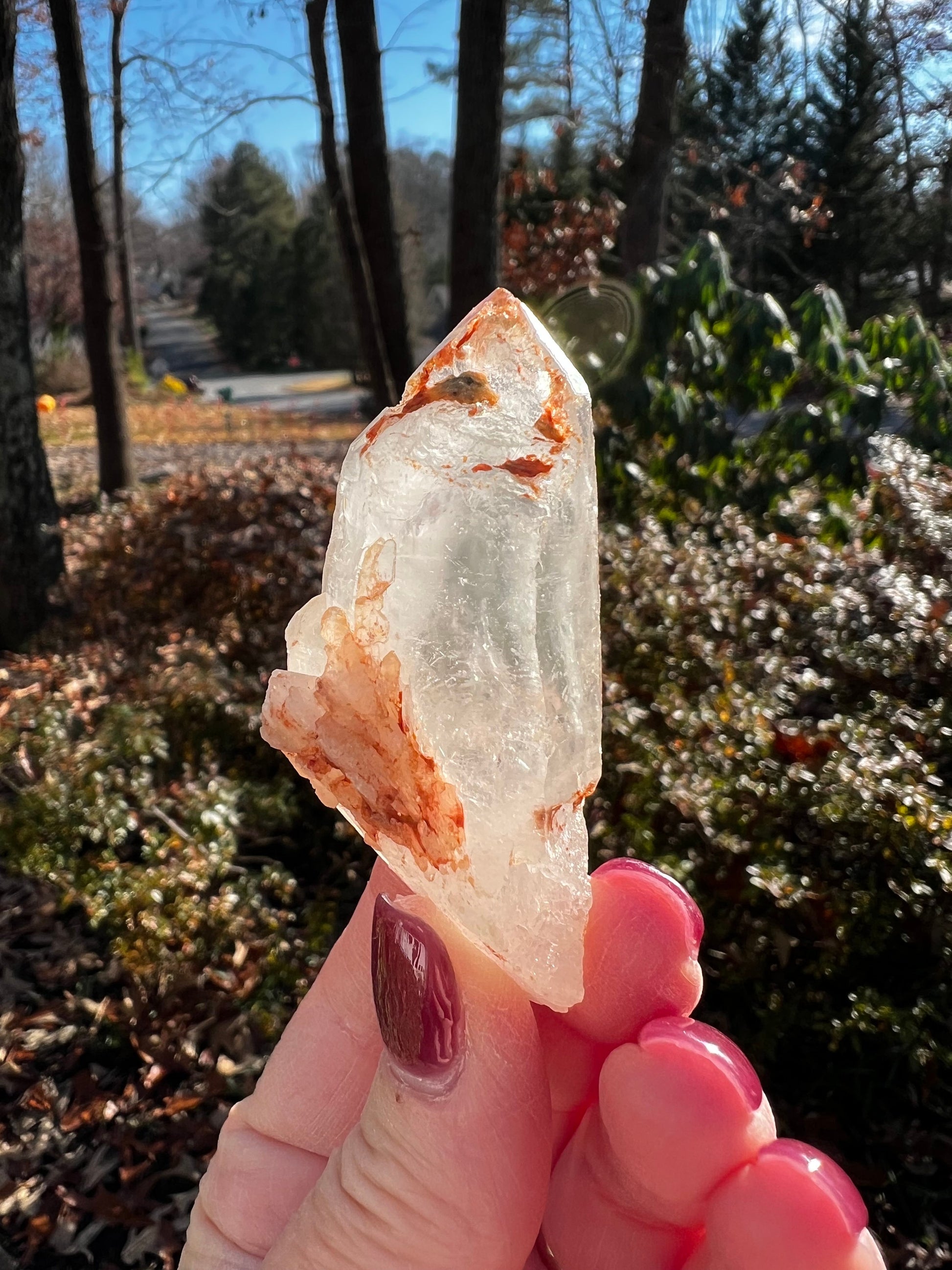 Lemurian Point Hematite, Red Magick Collection, 2.6”, keys and striations, natural, high vibration crystal healing