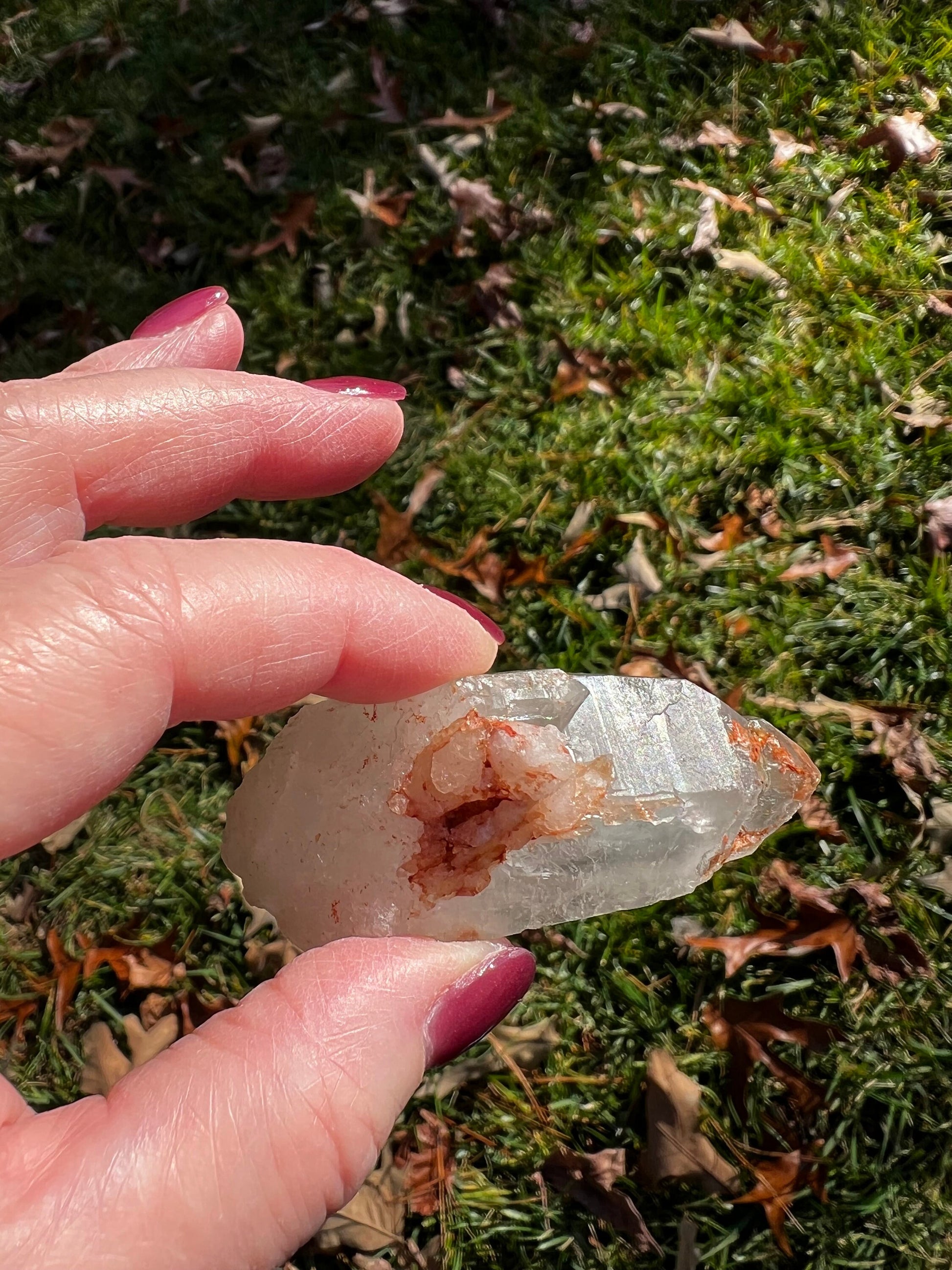 Lemurian Point Hematite, Red Magick Collection, 2.6”, keys and striations, natural, high vibration crystal healing