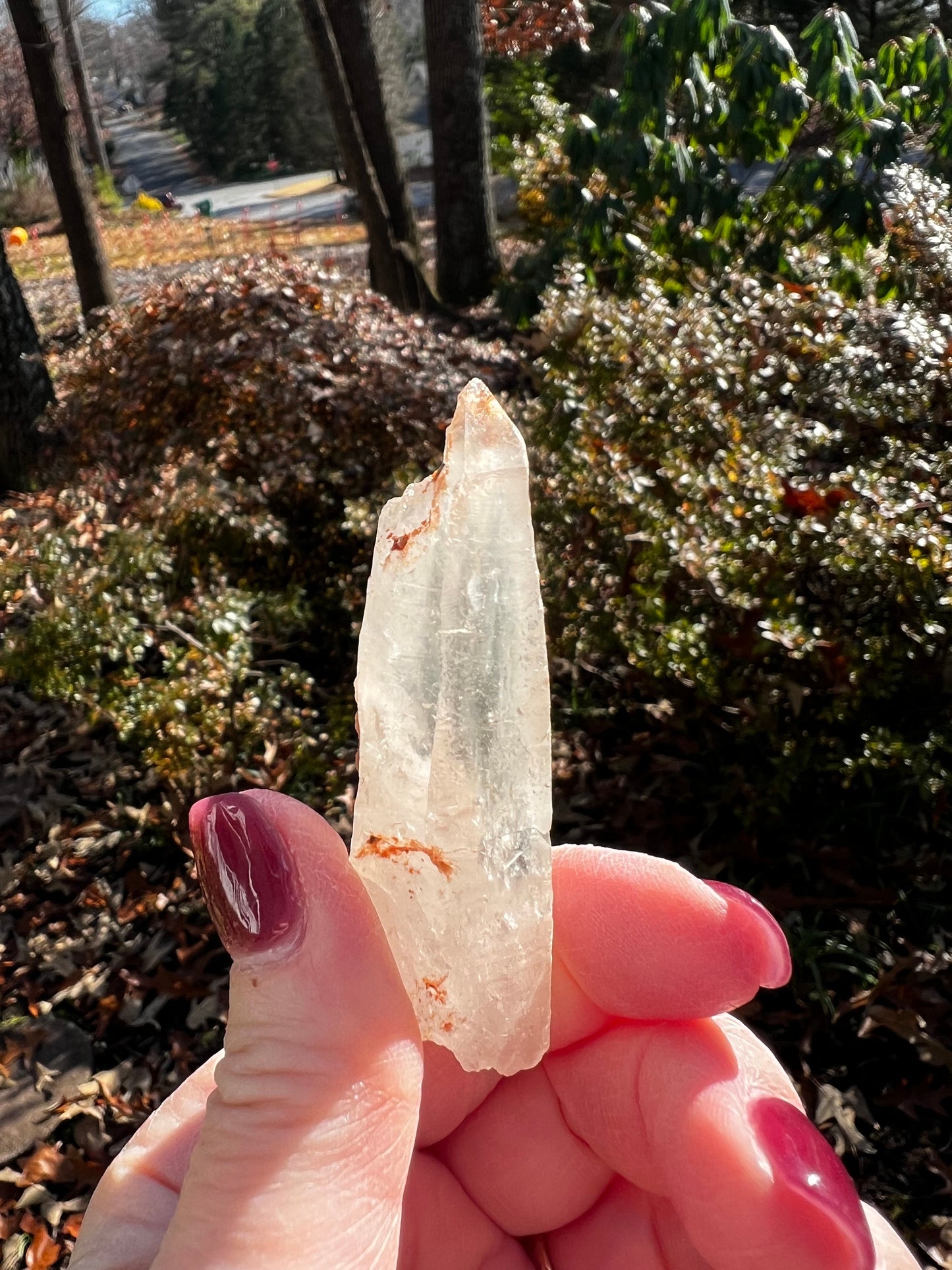 Lemurian Point Hematite, Red Magick Collection, 2.6”, keys and striations, natural, high vibration crystal healing